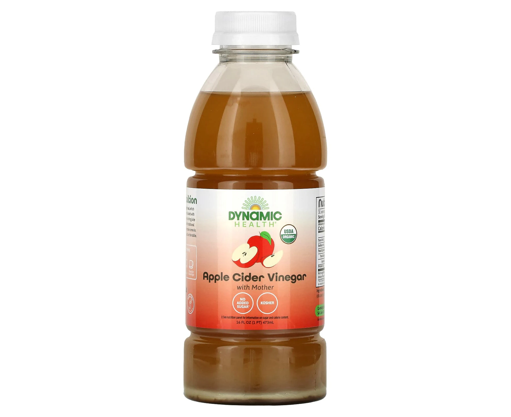 Dynamic Health, Apple Cider Vinegar with Mother, 16 fl oz (473 ml)