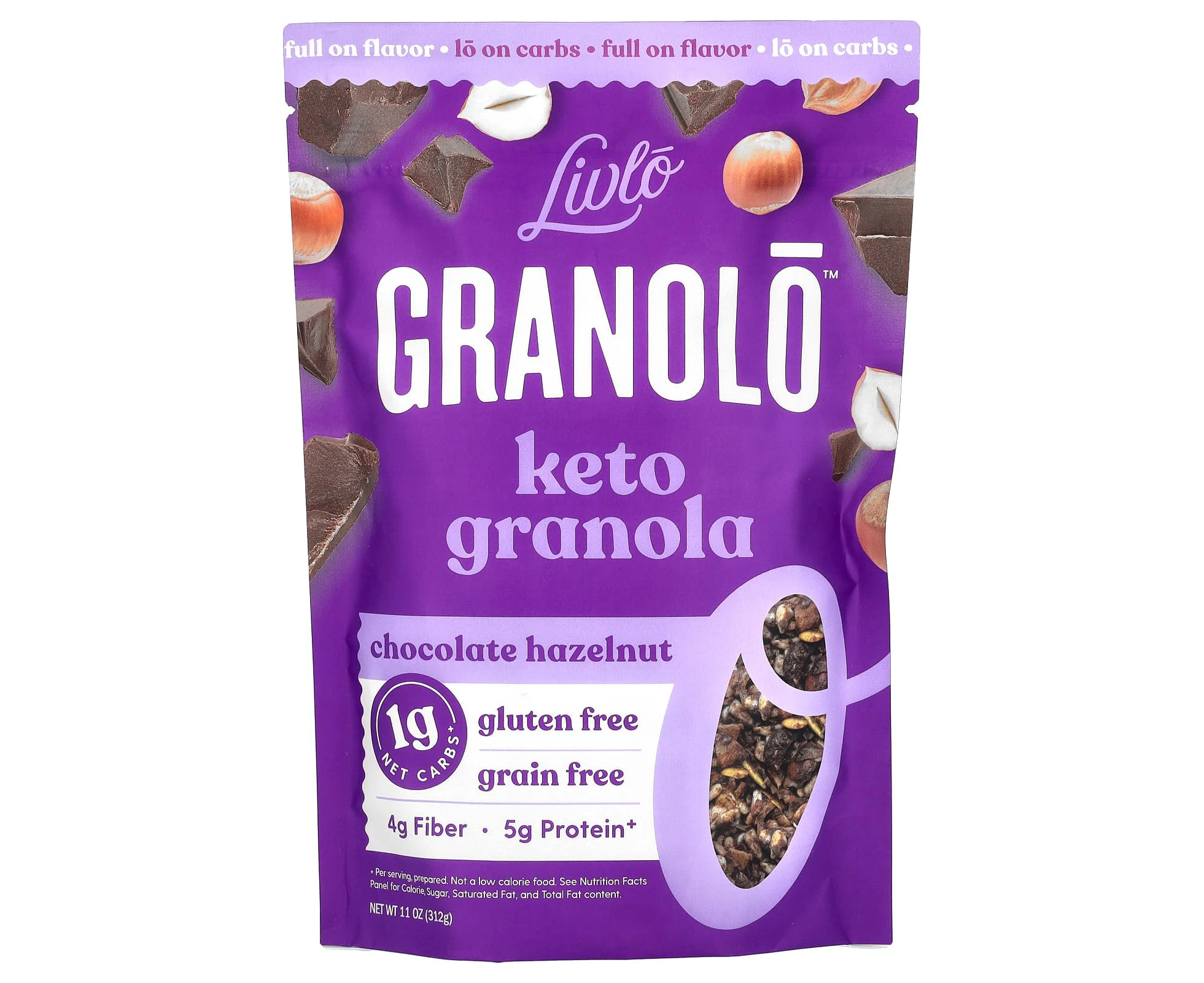 Livlo, Granolo, Keto Granola, Chocolate Hazelnut, 11 oz (312 g)