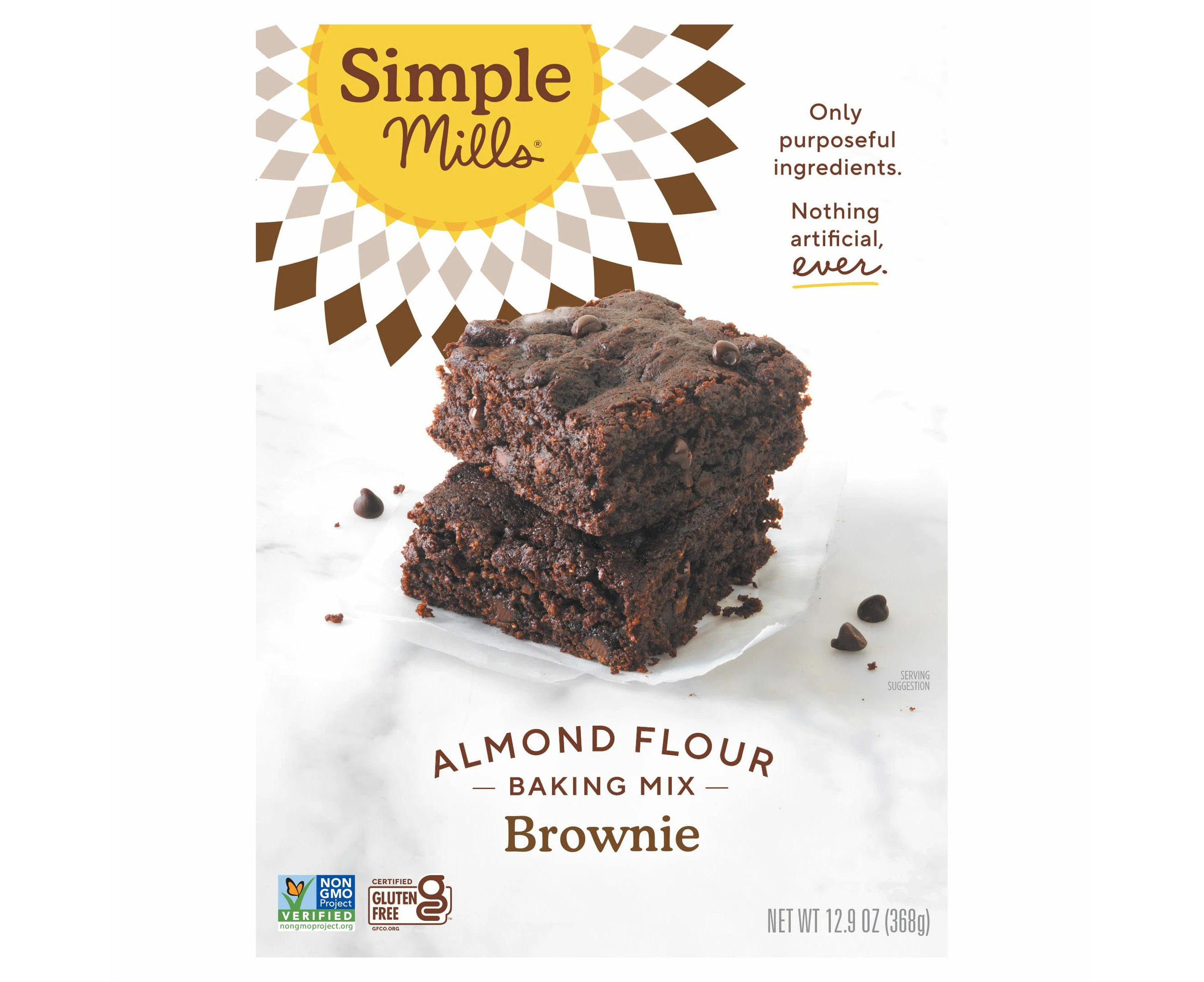 Simple Mills, Almond Flour Baking Mix, Brownie, 12.9 oz (368 g)