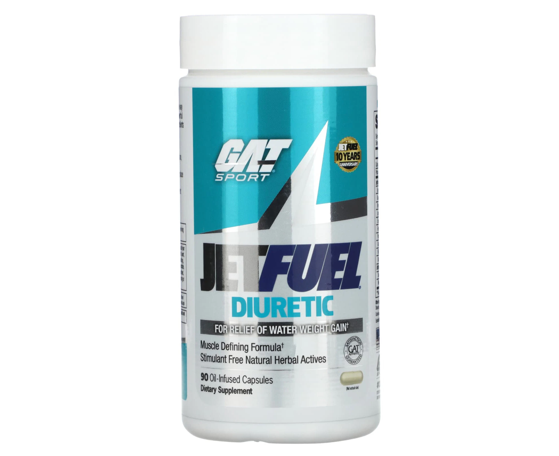 GAT, JetFuel¬Æ, Diuretic, 90 Oil-Infused Capsules