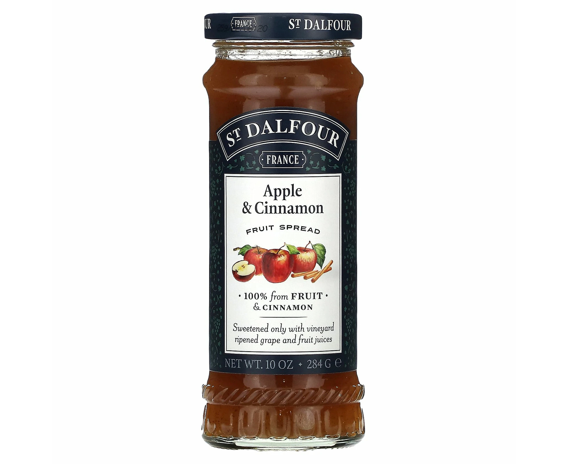 St. Dalfour, Apple & Cinnamon Fruit Spread, 10 oz (284 g)