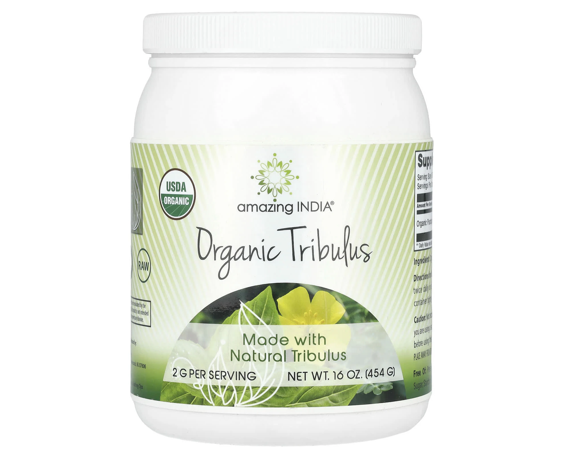 Amazing India, Organic Tribulus, 16 oz (454 g)