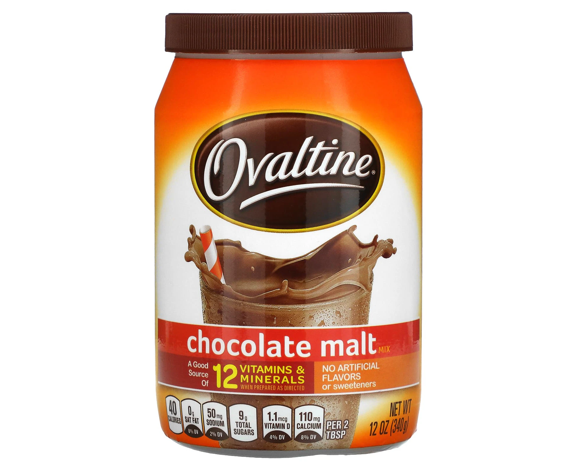 Ovaltine, Chocolate Malt Mix, 12 oz (340 g)