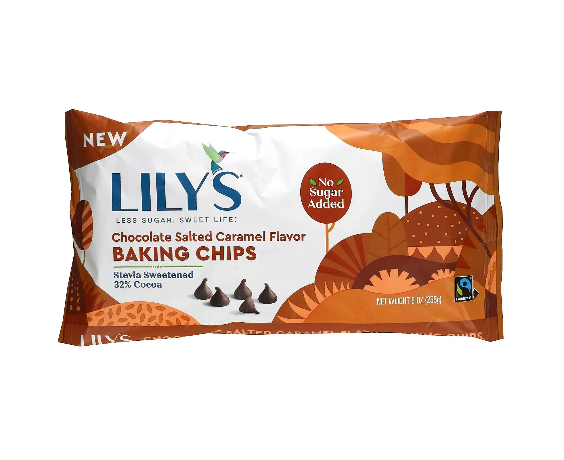 Lily's Sweets, Baking Chips, Chocolate Salted Caramel, 9 oz (255 g)