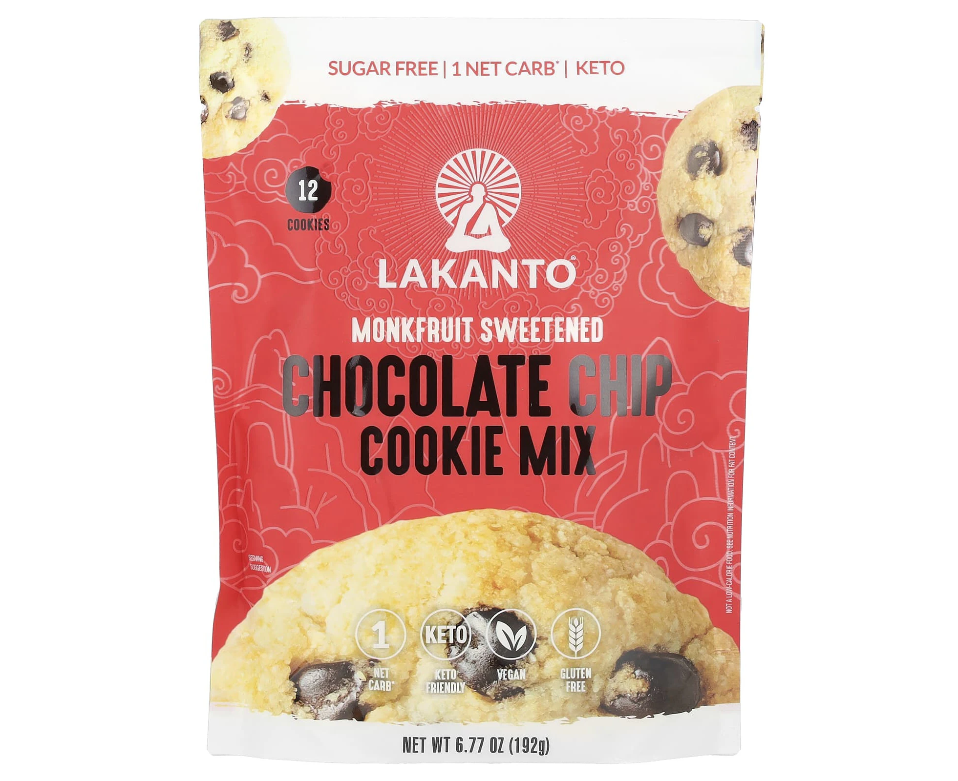 Lakanto, Chocolate Chip Cookie Mix, 6.77 oz (192 g)