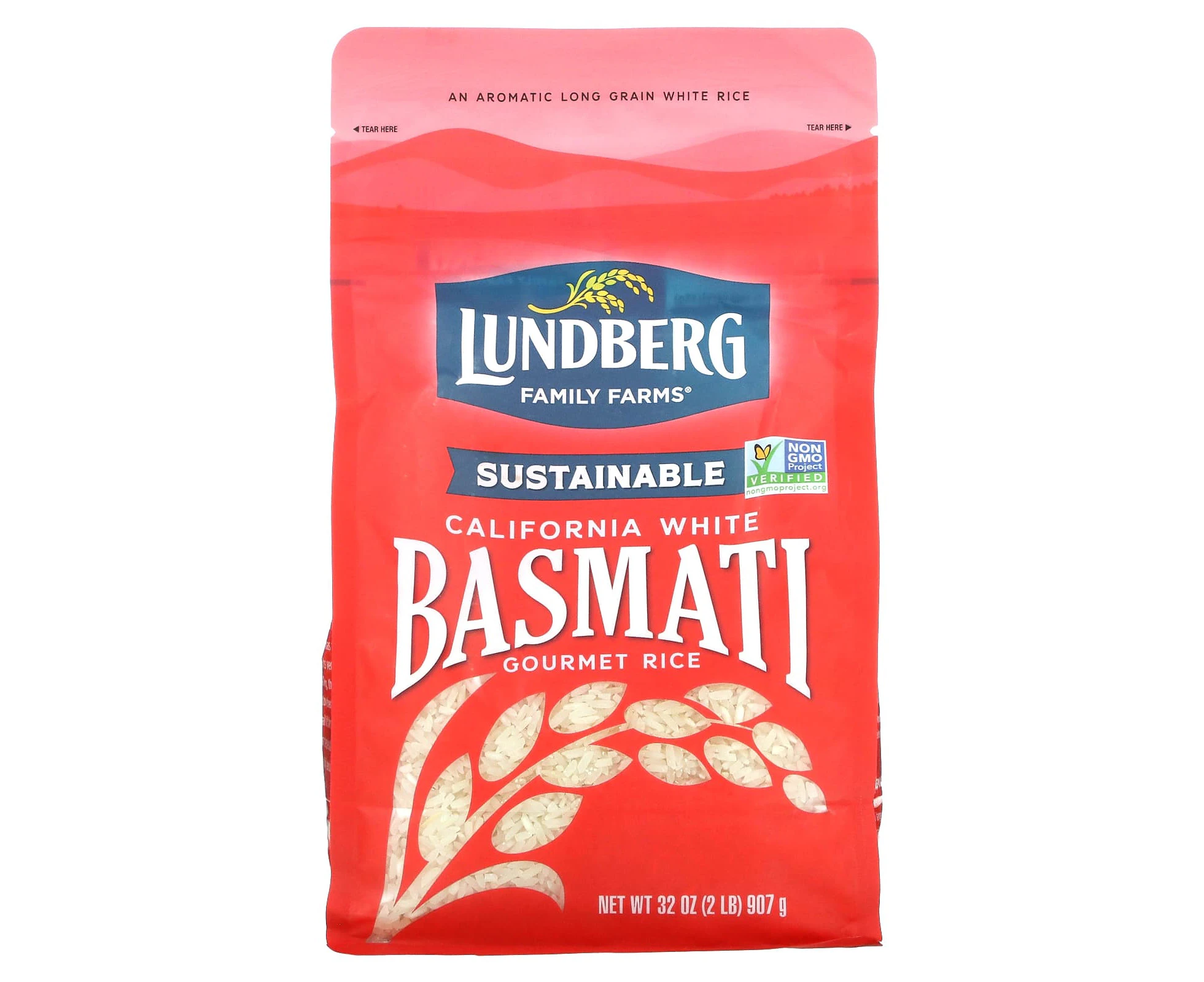 Lundberg, California White Basmati Gourmet Rice, 32 oz (907 g)