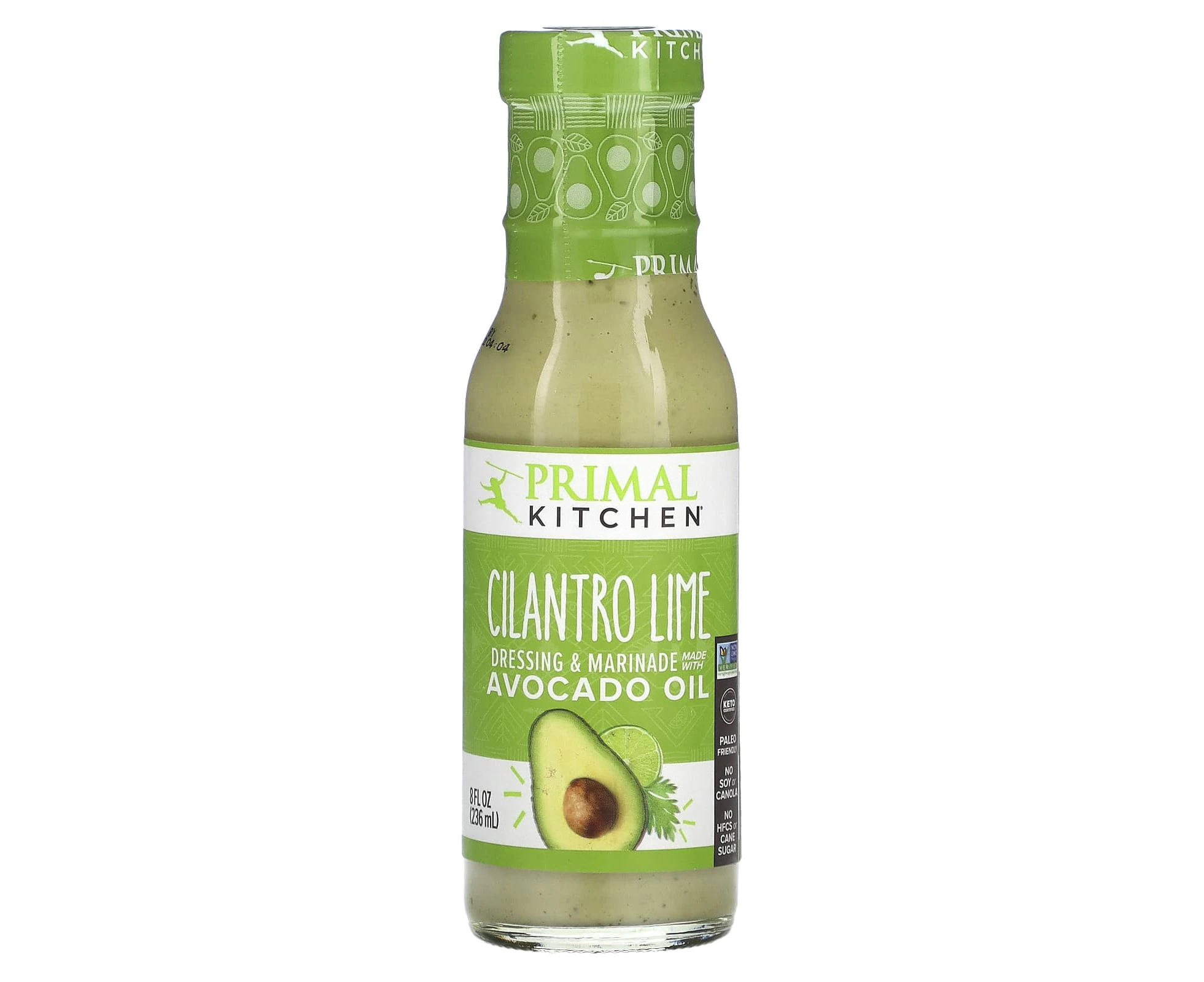 Primal Kitchen, Dressing & Marinade Made with Avocado Oil, Cilantro Lime, 8 fl oz (236 ml)