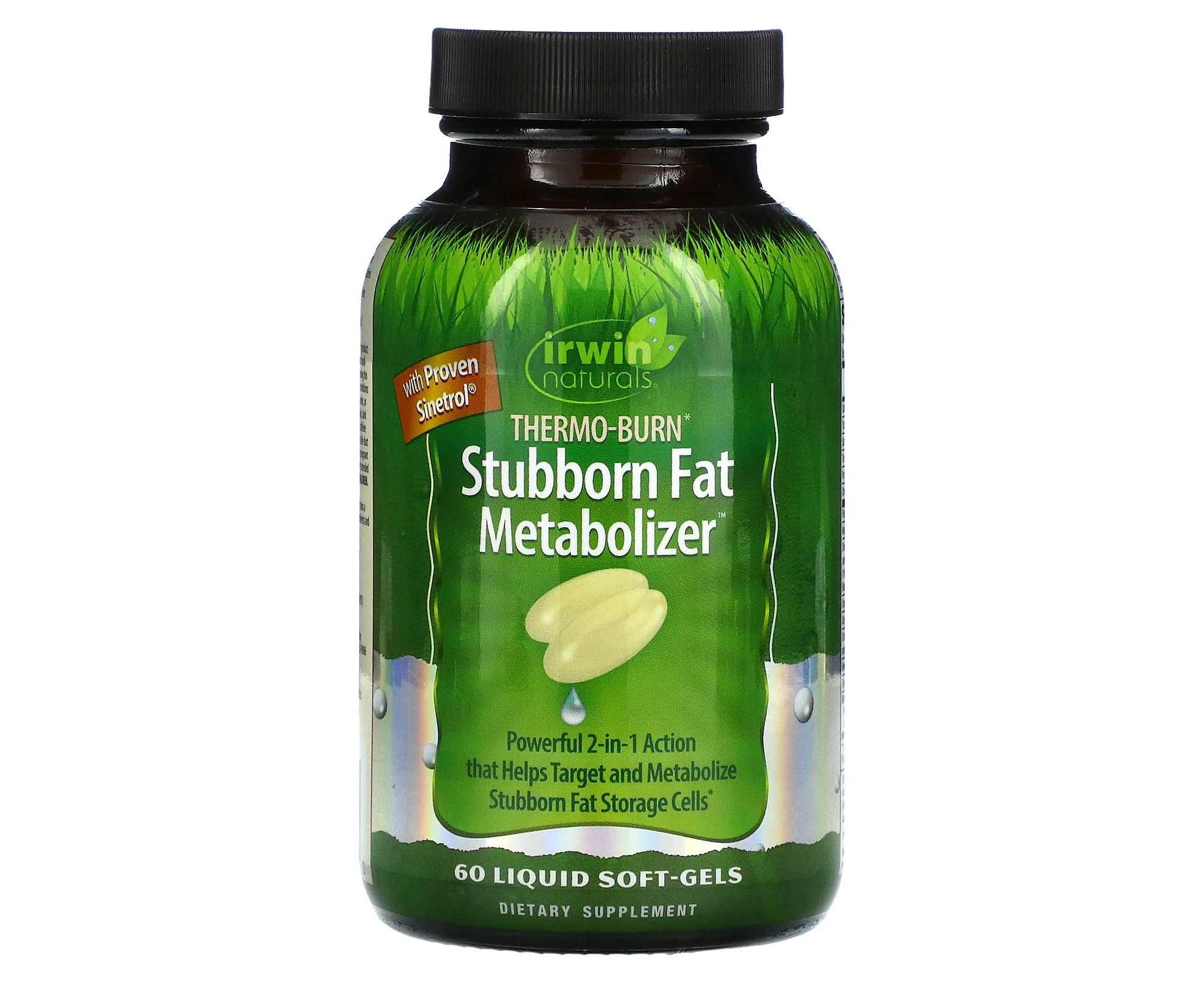 Irwin Naturals, Thermo-Burn Stubborn Fat Metabolizer, 60 Liquid Soft-Gels