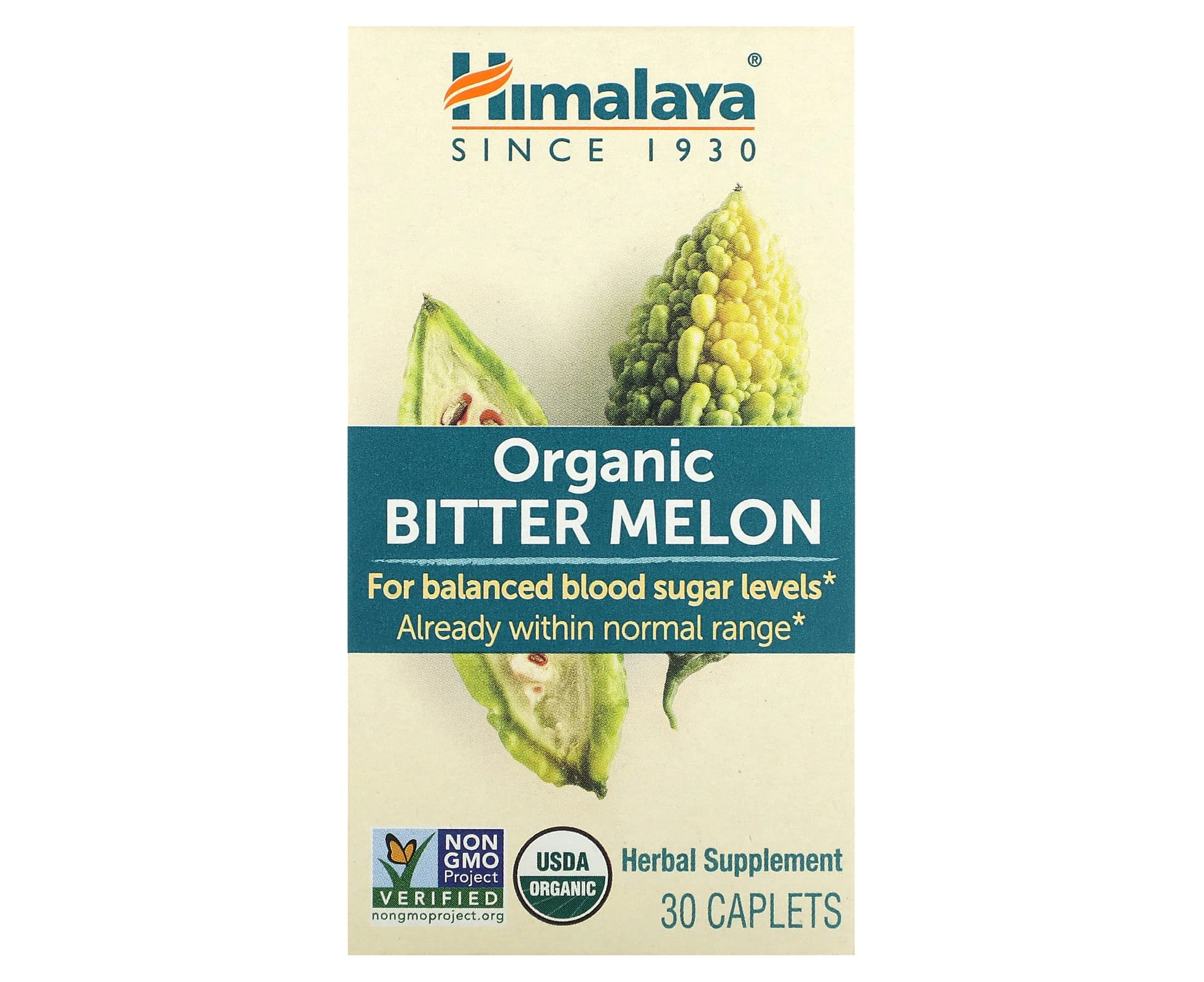 Himalaya, Organic Bitter Melon, 30 Caplets