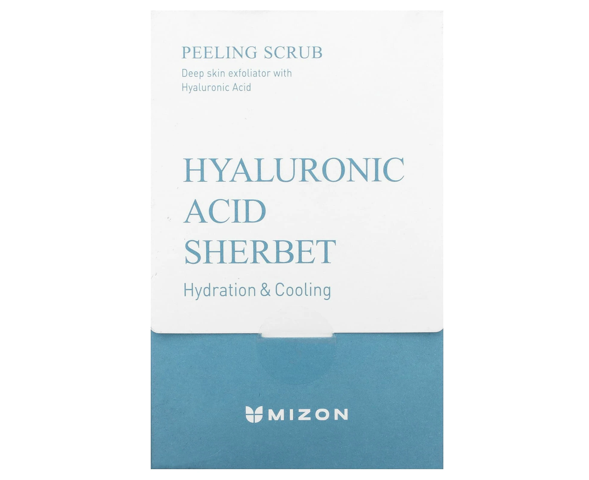 Mizon, Peeling Scrub, Hyaluronic Acid Sherbet, 40 Packets, (7.0 oz) each