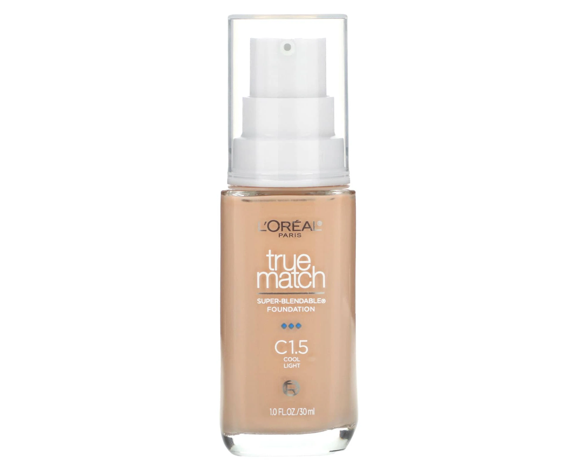 L'Or√©al, True Match, Super-Blendable Foundation, C1.5 Cool Light, 1 fl oz (30 ml)