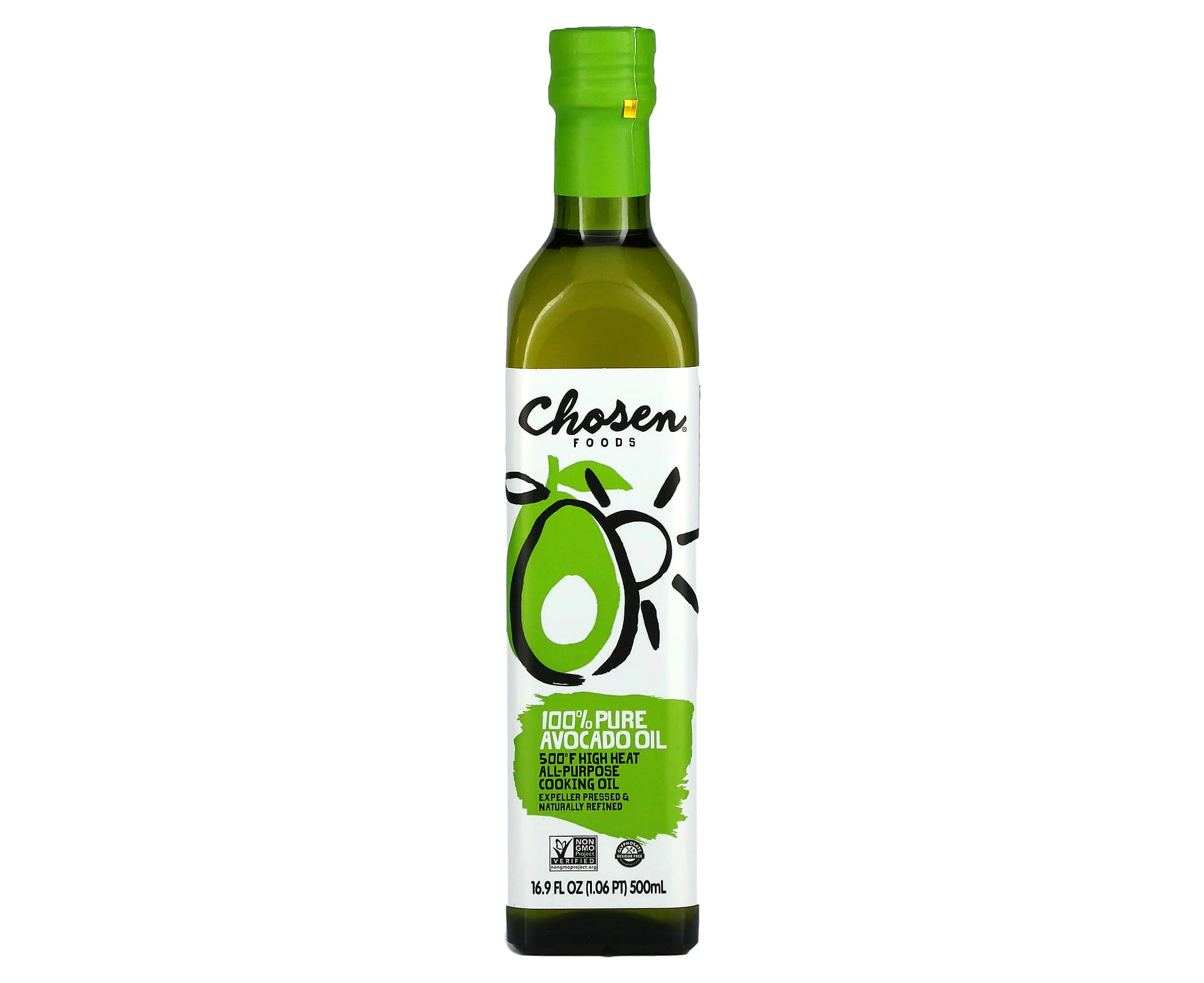 Chosen Foods, 100% Pure Avocado Oil, 16.9 fl oz (500 ml)