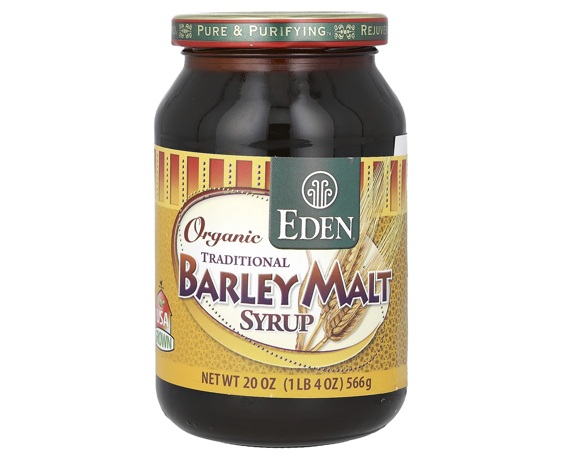 Eden Foods, Organic Traditional Barley Malt Syrup, 20 oz (566 g)