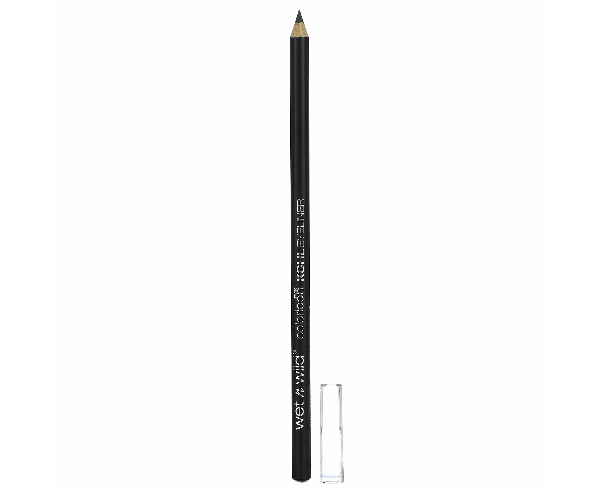 wet n wild, ColorIcon, Kohl Eyeliner, 601A Baby's Got Black, 0.04 oz (1.4 g)