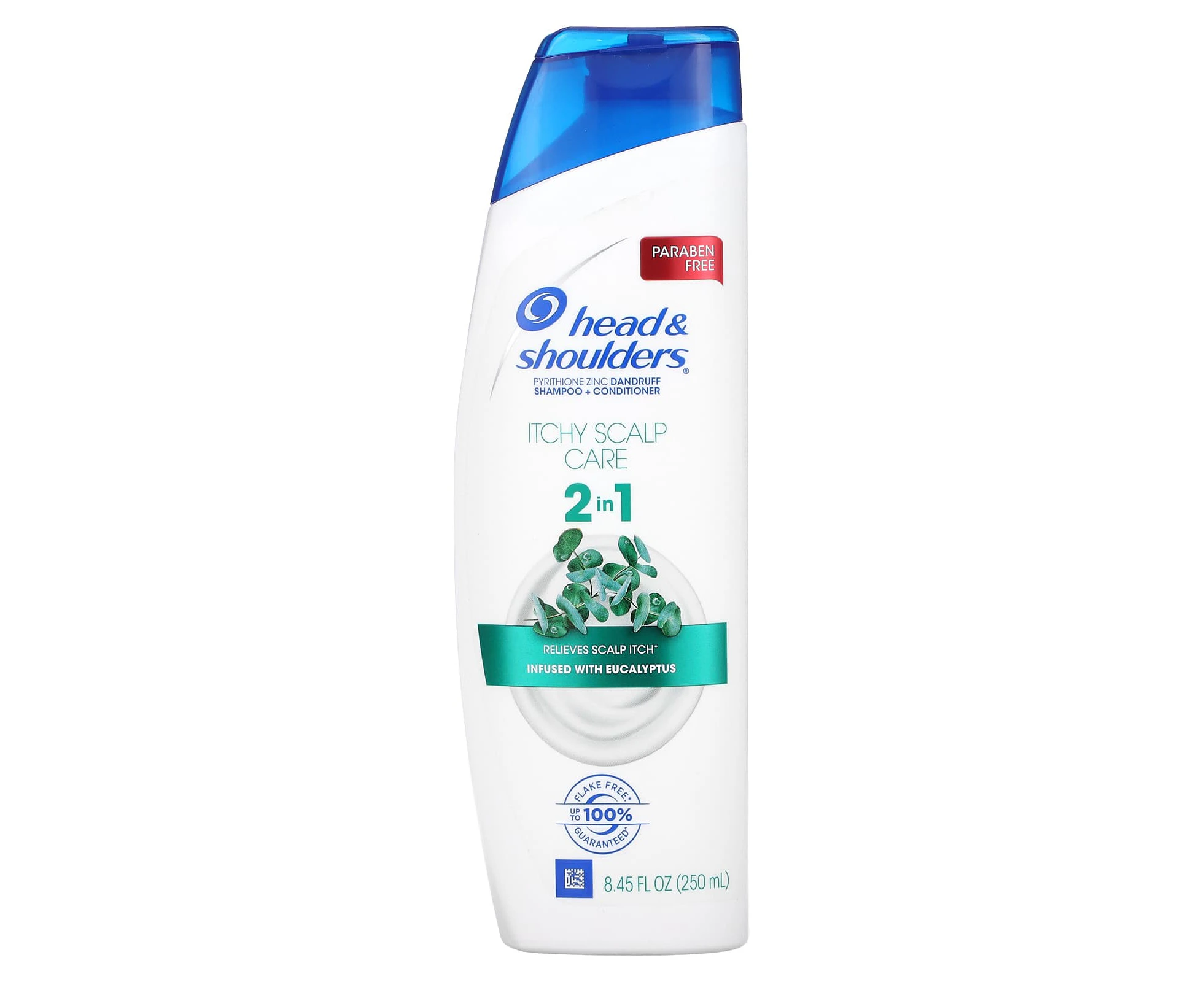 Head & Shoulders, Itchy Scalp Care, 2 in 1 Shampoo + Conditioner, Infused with Eucalyptus, 8.45 fl oz (250 ml)