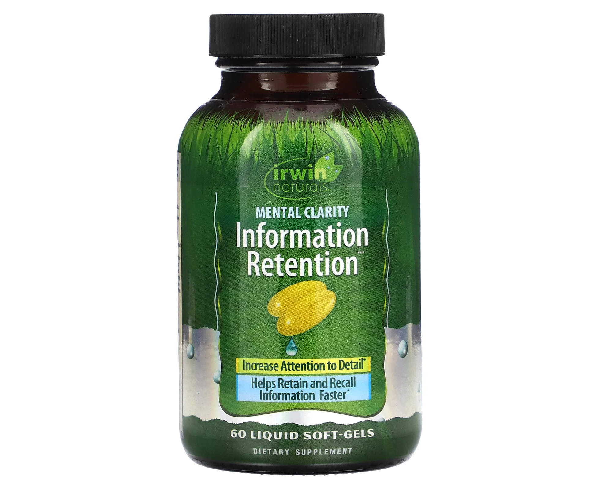 Irwin Naturals, Metal Clarity Information Retention, 60 Liquid Soft-Gels