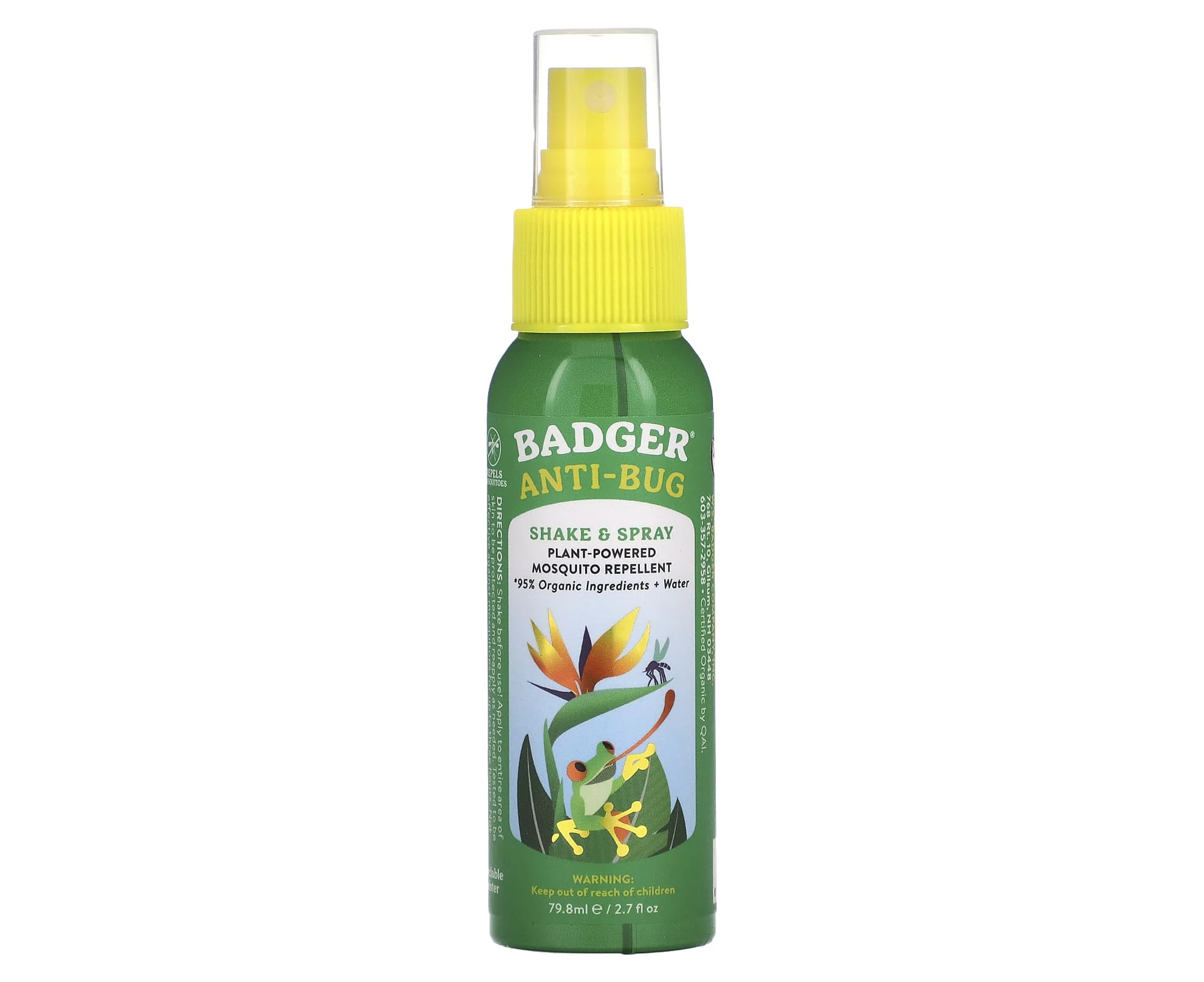 Badger, Anti-Bug, Shake & Spray, 2.7 fl oz (79.8 ml)