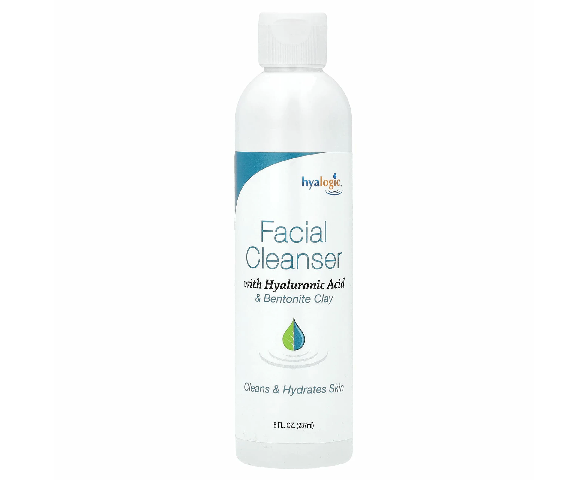 Hyalogic, Facial Cleanser With Hyaluronic Acid & Bentonite Clay, 8 fl oz (237 ml)