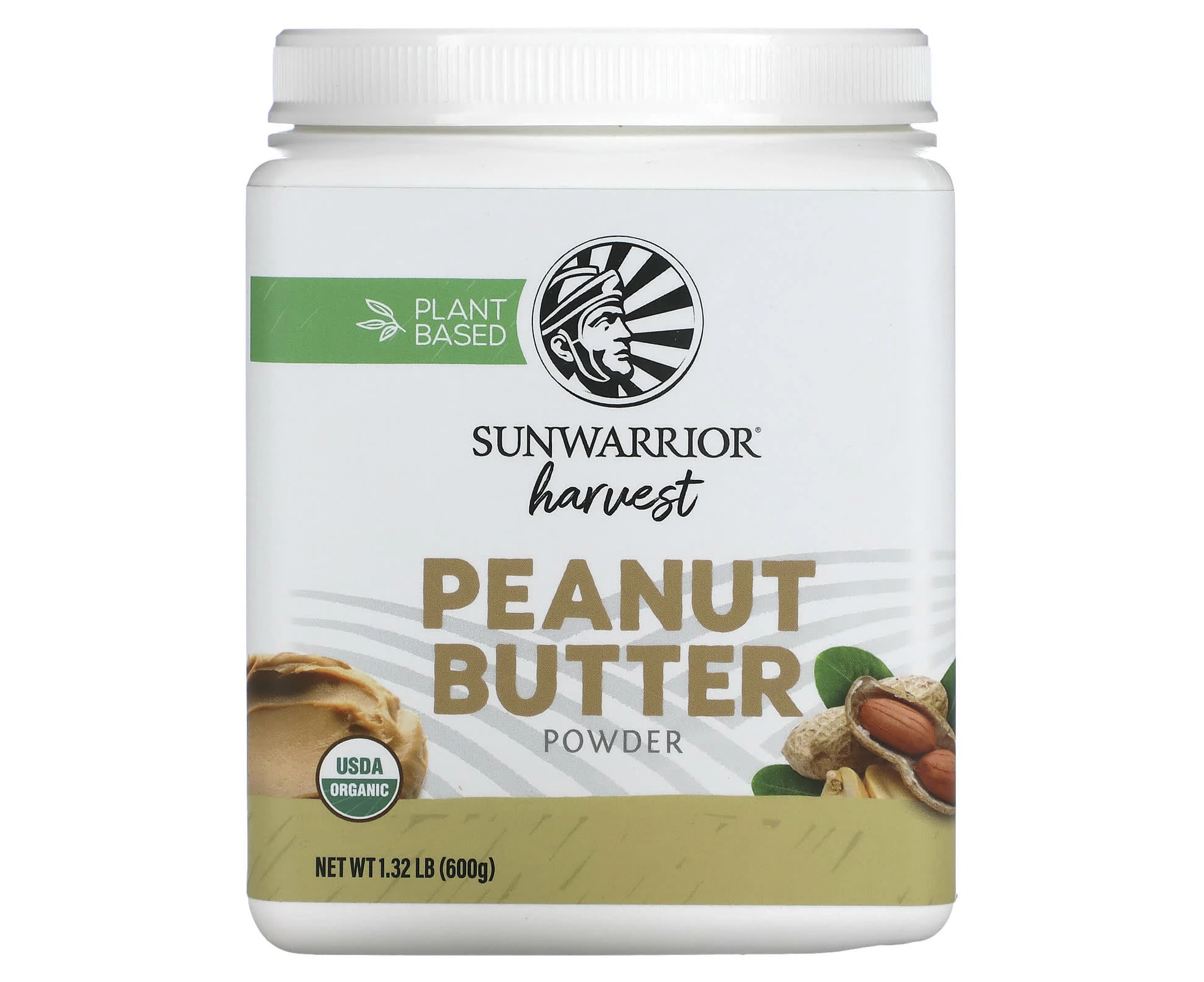 Sunwarrior, Harvest, Peanut Butter Powder, 1.32 lb (600 g)