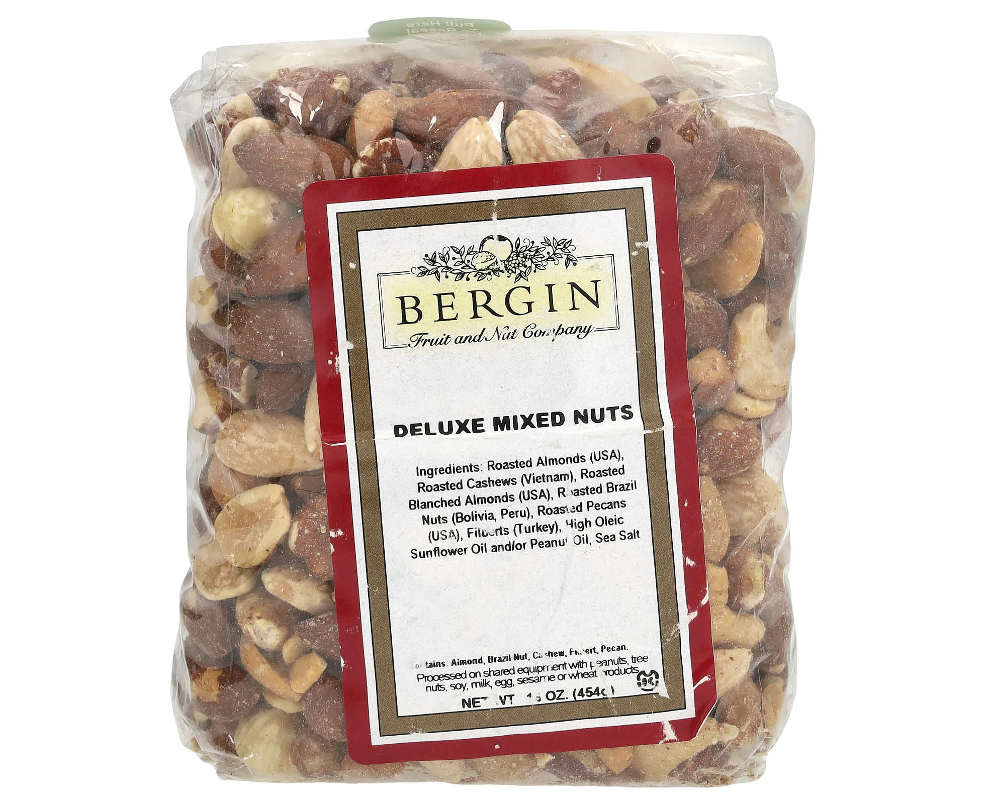 Bergin Fruit and Nut Company, Deluxe Mixed Nuts, 16 oz (454 g)