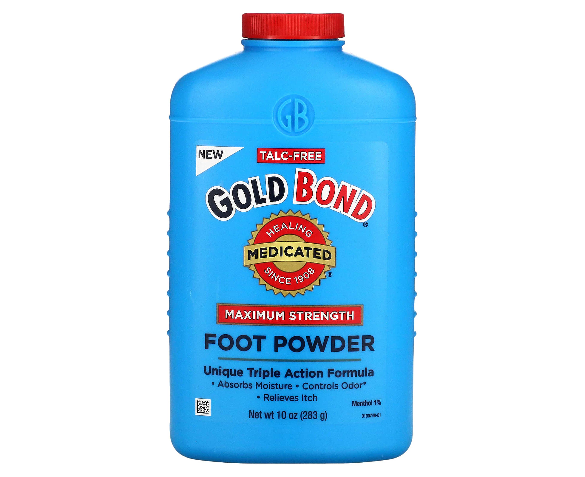 Gold Bond, Medicated, Foot Powder, Unique Triple Action Formula, Maximum Strength, 10 oz (283 g)