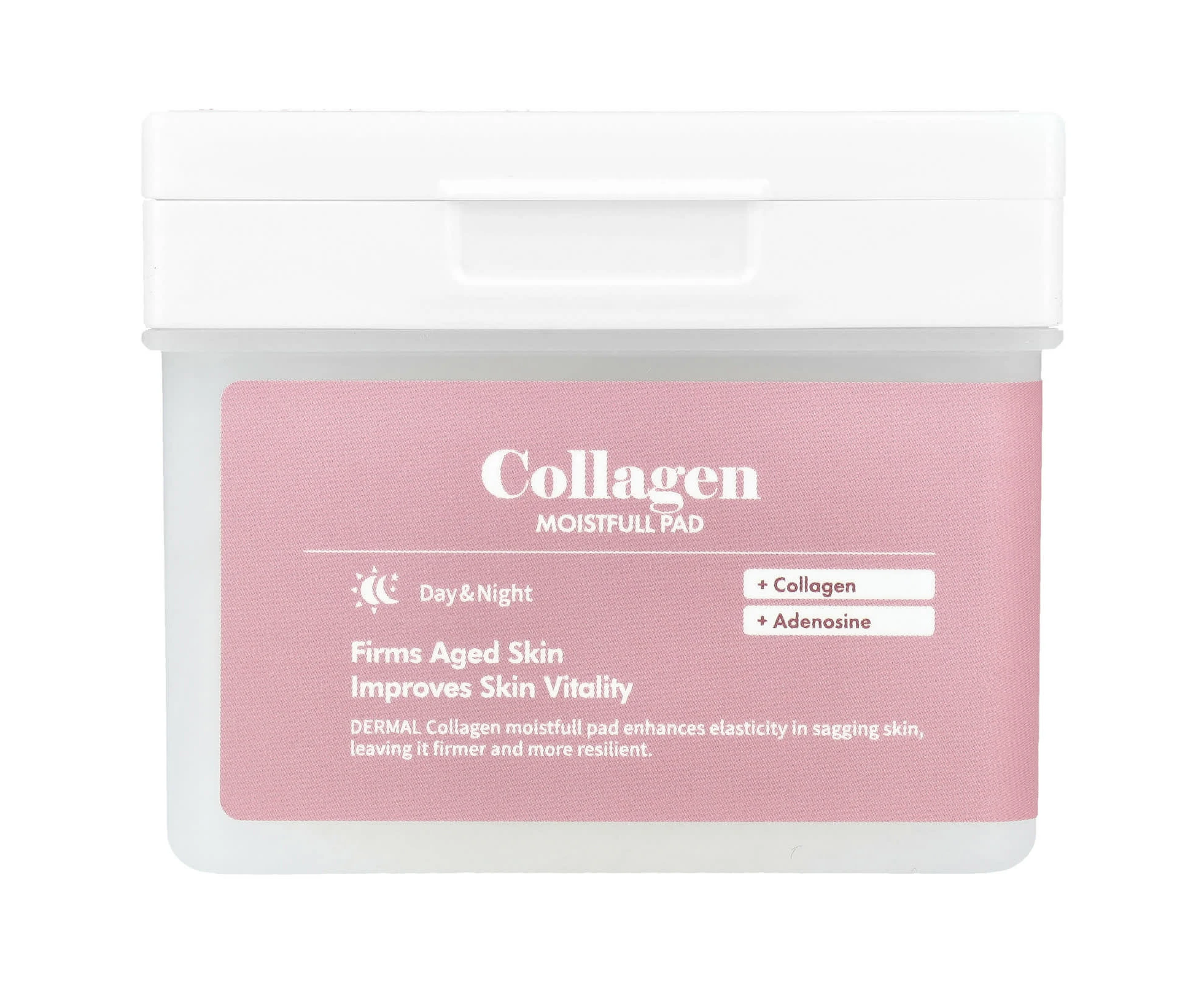 Dermal, Collagen Moistfull Pad, 120 Micro-Hole Pads