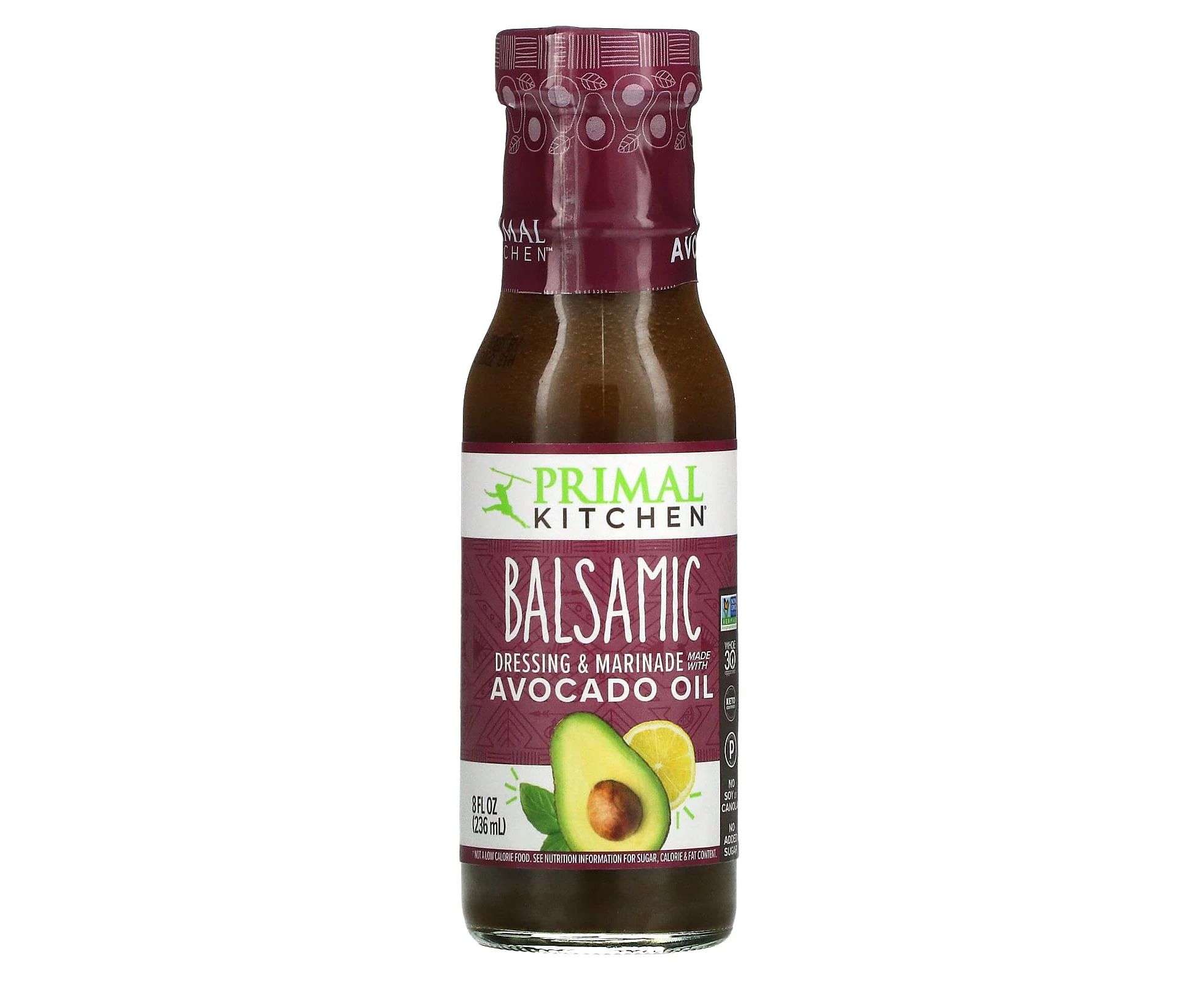 Primal Kitchen, Dressing & Marinade Made with Avocado Oil, Balsamic, 8 fl oz (236 ml)