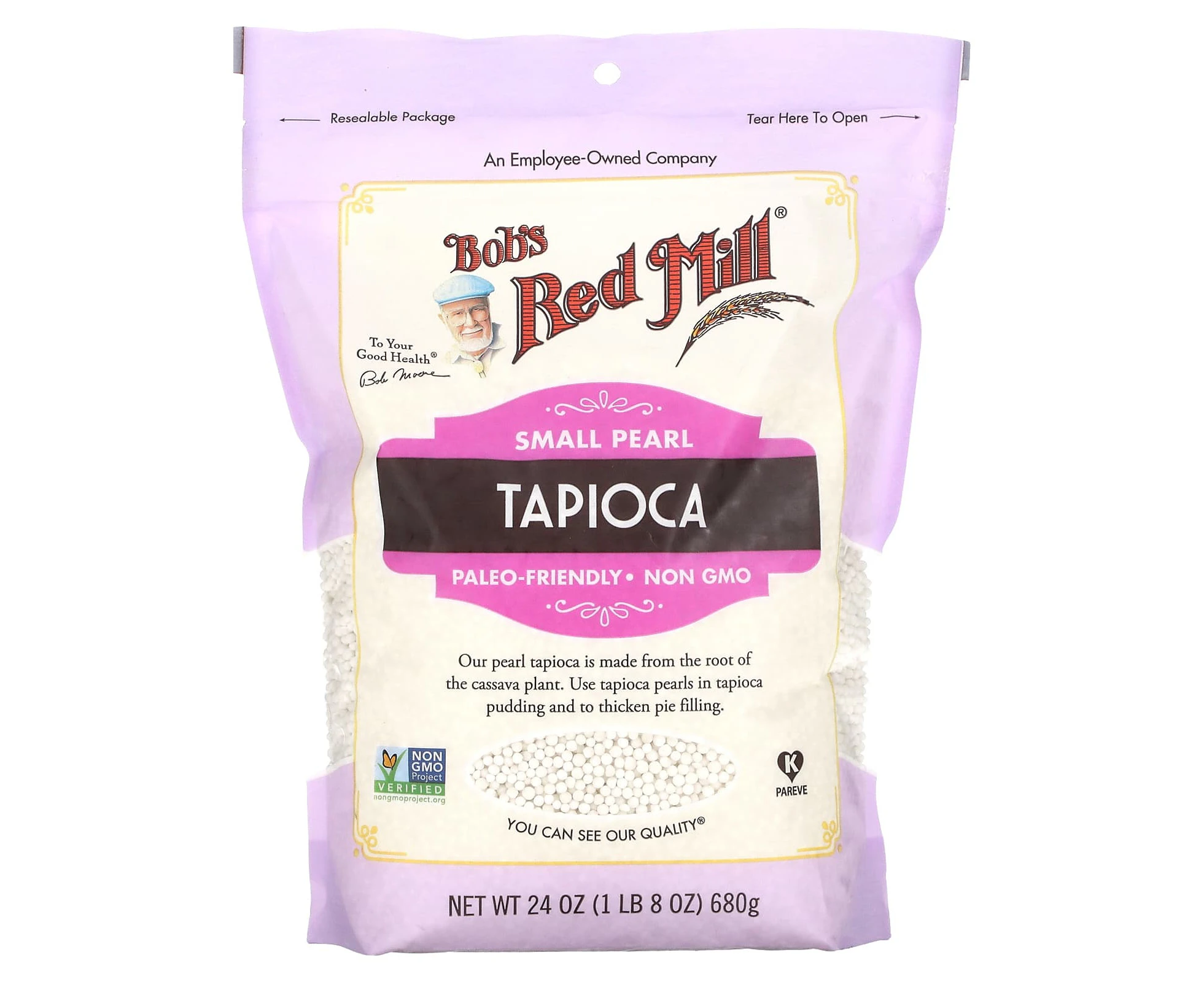 Bob's Red Mill, Small Pearl Tapioca, 24 oz (680 g)