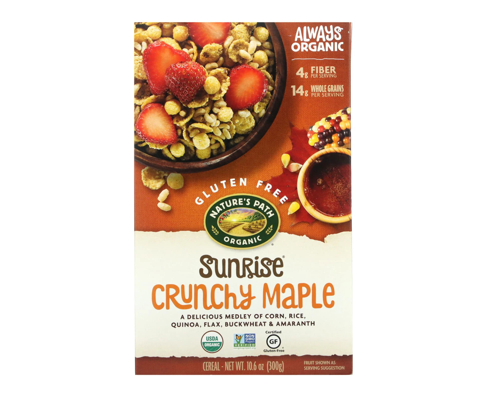 Nature's Path, Organic Sunrise Crunchy Maple Cereal, 10.6 oz (300 g)