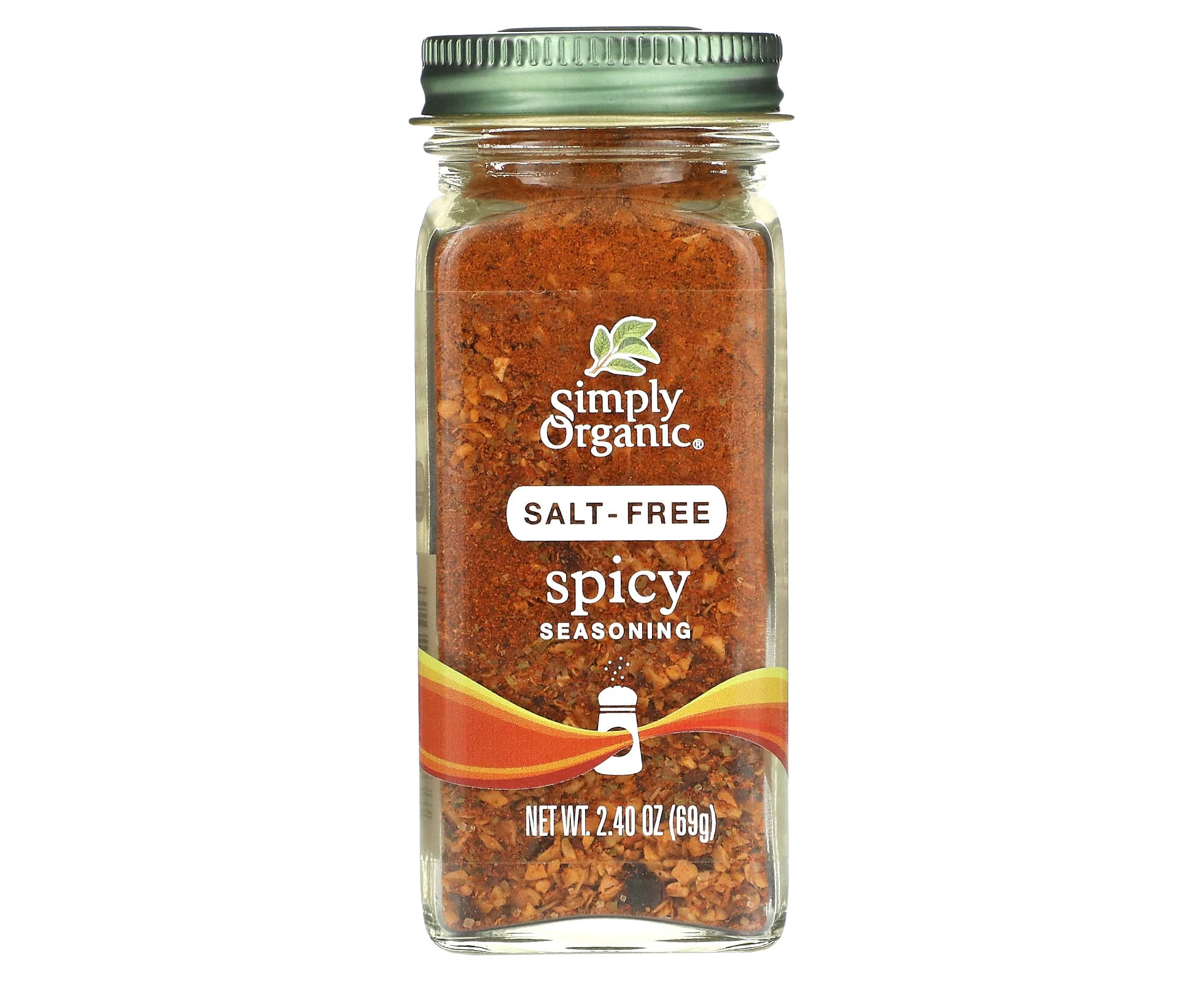 Simply Organic, Spicy Seasoning, Salt-Free, 2.4 oz (69 g)