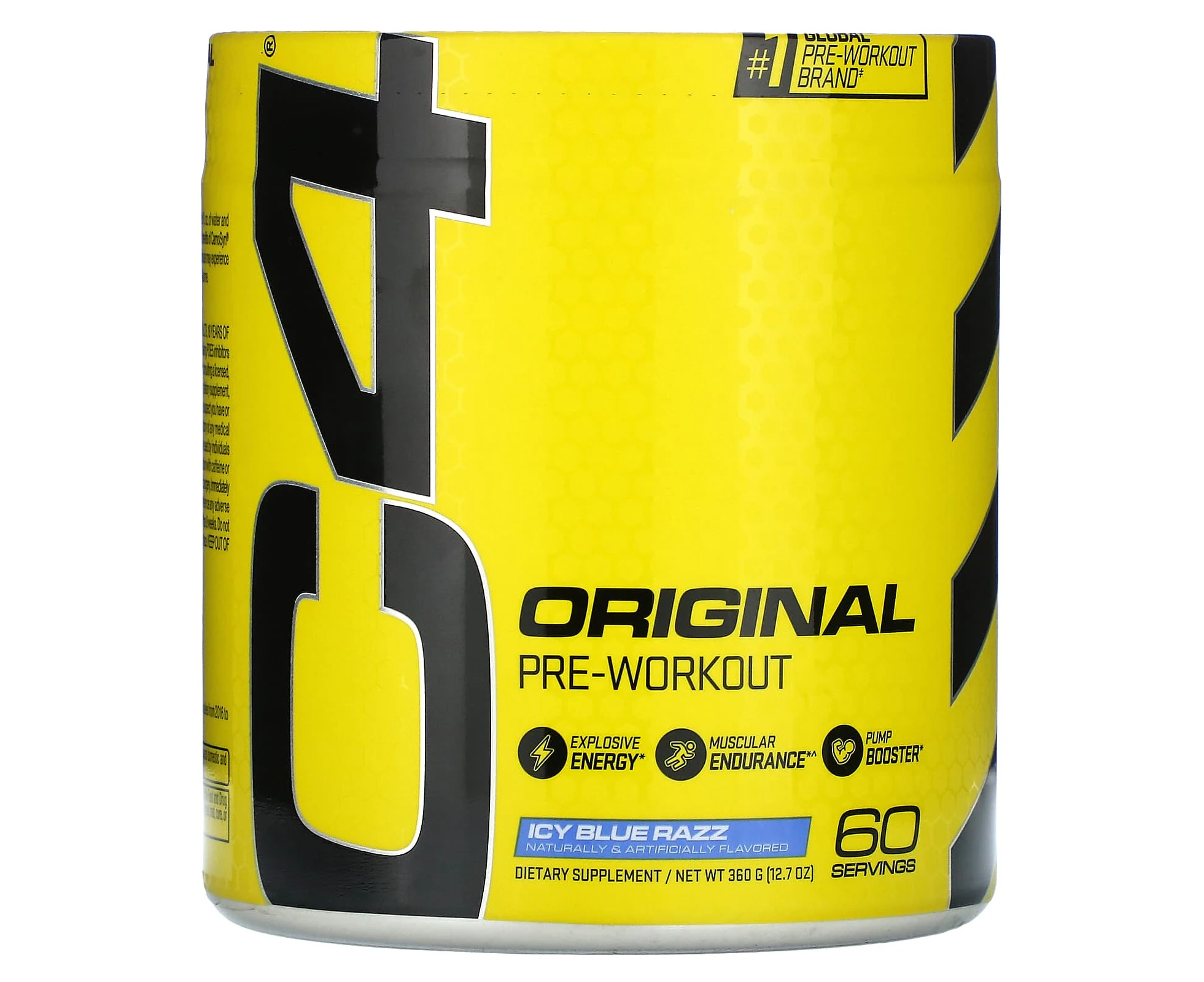 Cellucor, C4 Original, Pre-Workout, Icy Blue Razz, 12.7 oz (360 g)