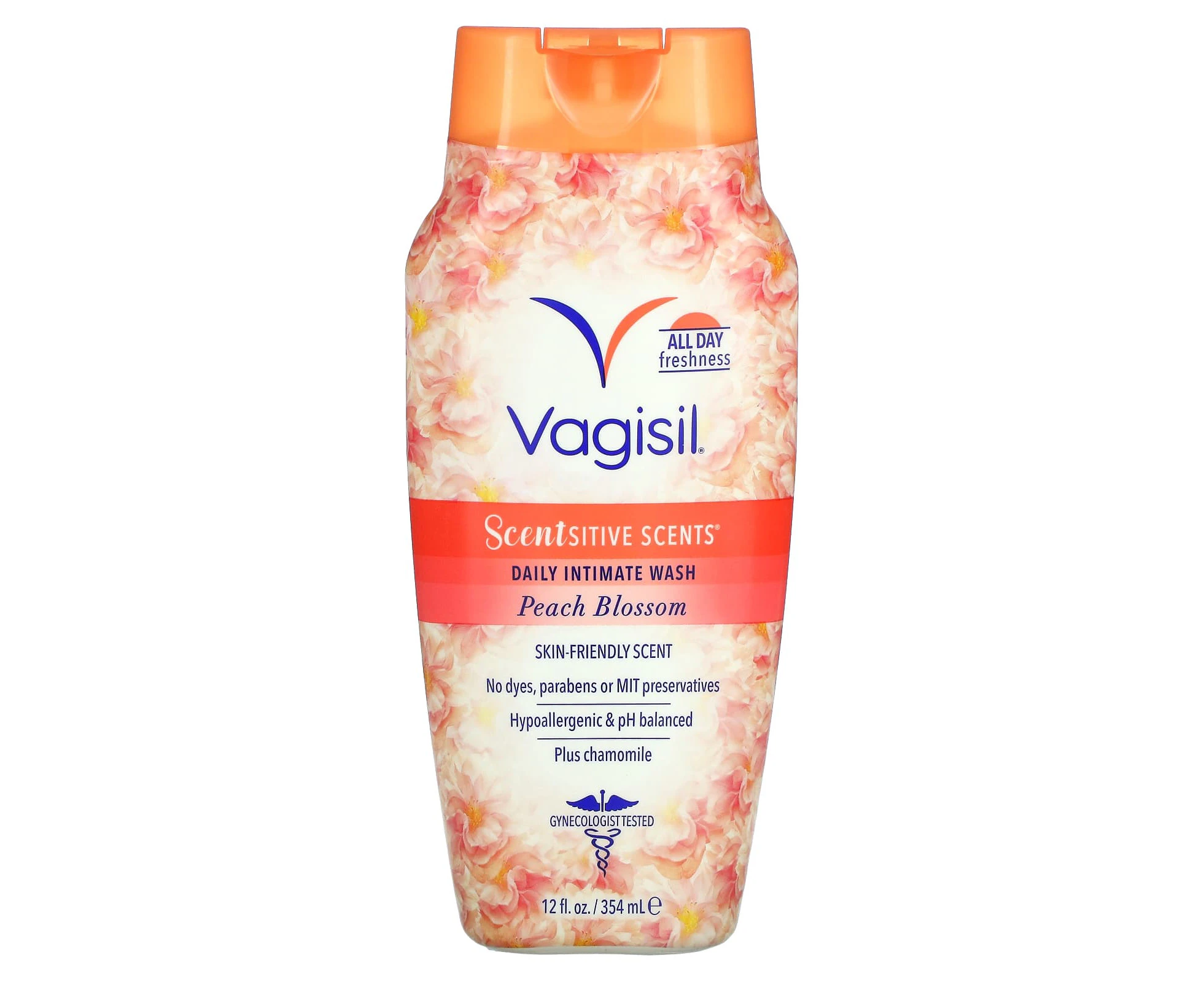 Vagisil, Scentsitive Scents, Daily Intimate Wash, Peach Blossom, 12 fl oz (354 ml)