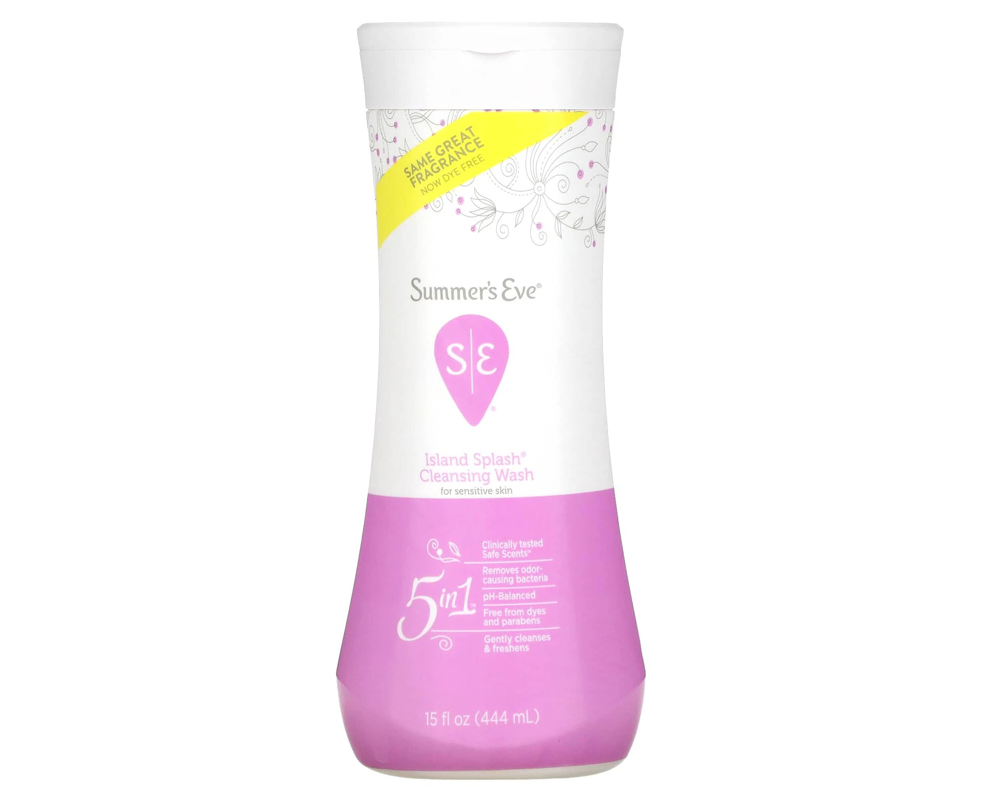 Summer's Eve, 5 in 1 Cleansing Wash, Island Splash, 15 fl oz (444 ml)