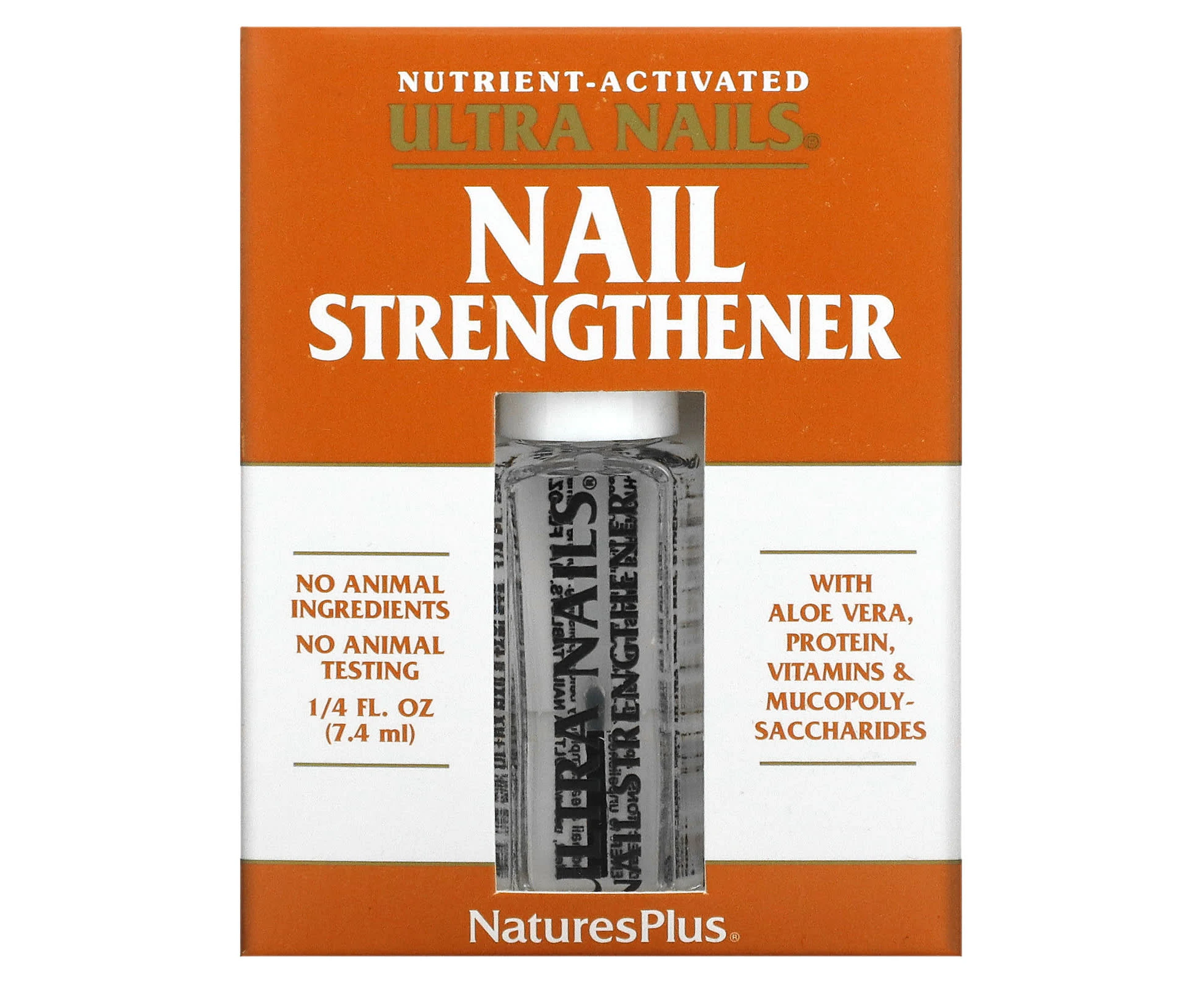 NaturesPlus, Ultra Nails, Nail Strengthener, .25 fl oz (7.4 ml)