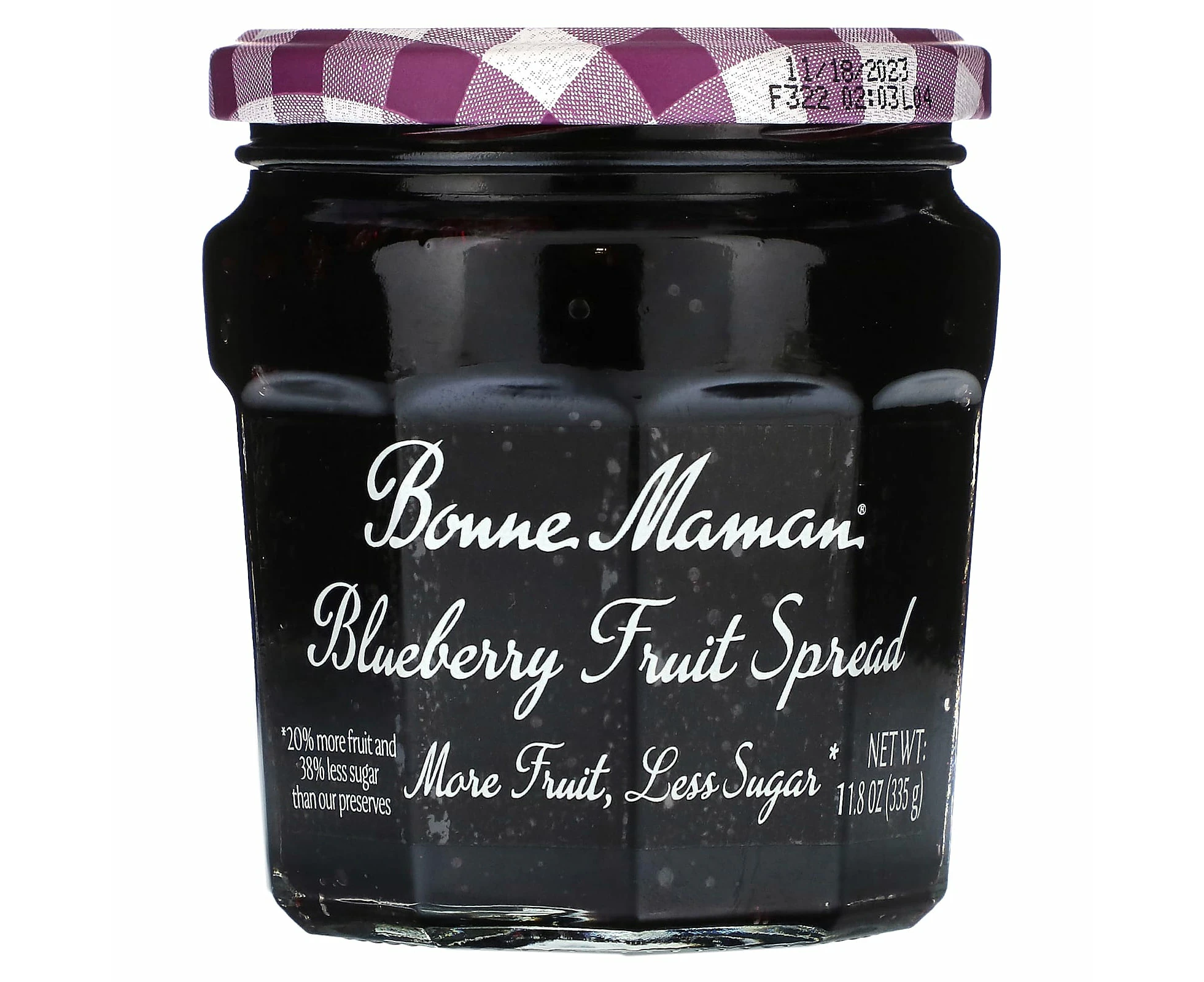 Bonne Maman, Blueberry Fruit Spread, 11.8 oz (335 g)