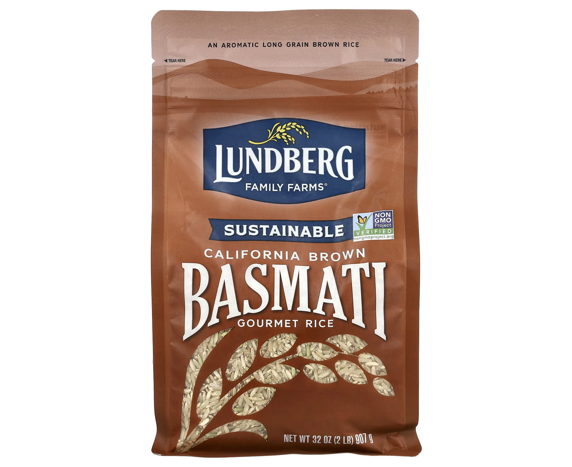 Lundberg, Gourmet Rice, California Brown Basmati, 32 oz (907 g)