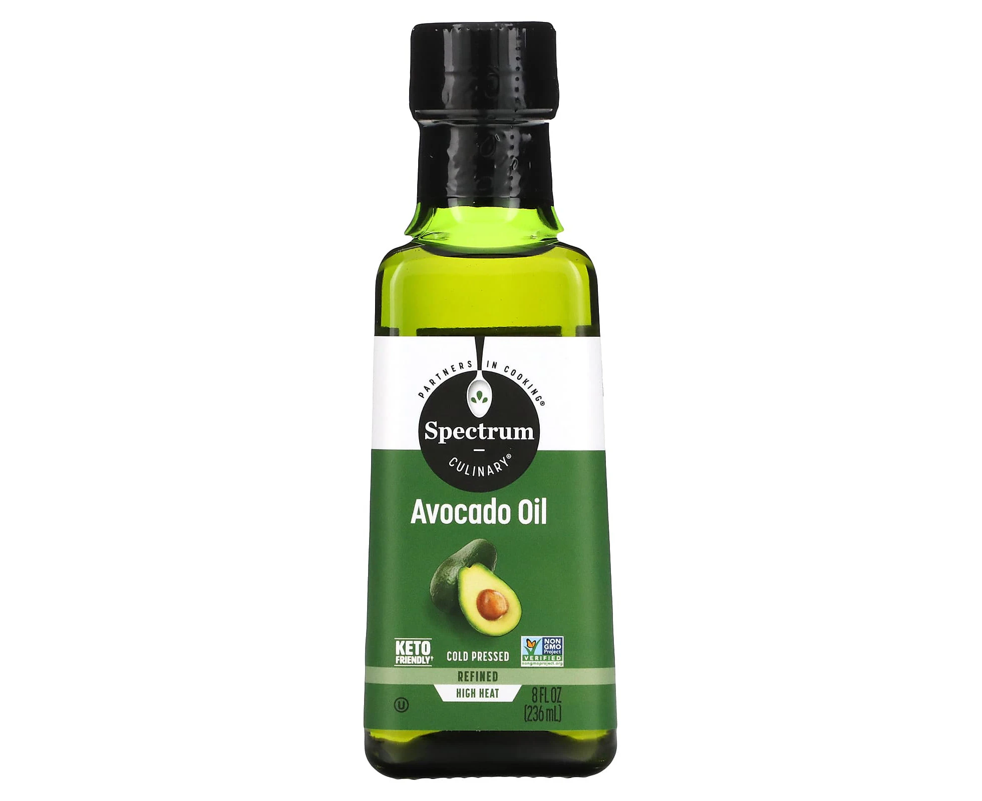 Spectrum Culinary, Avocado Oil, Cold Pressed, 8 fl oz (236 ml)