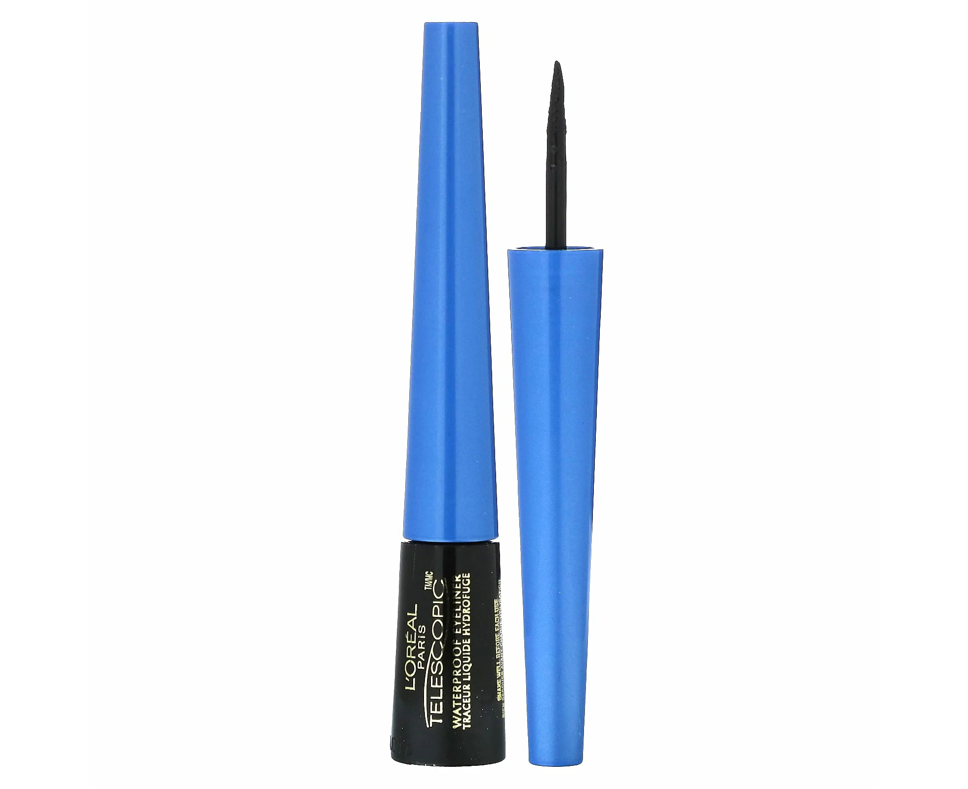 L'Or√©al, Telescopic, Control Tip Liquid Eyeliner, Waterproof, 800 Black, 0.06 fl oz (2 ml)