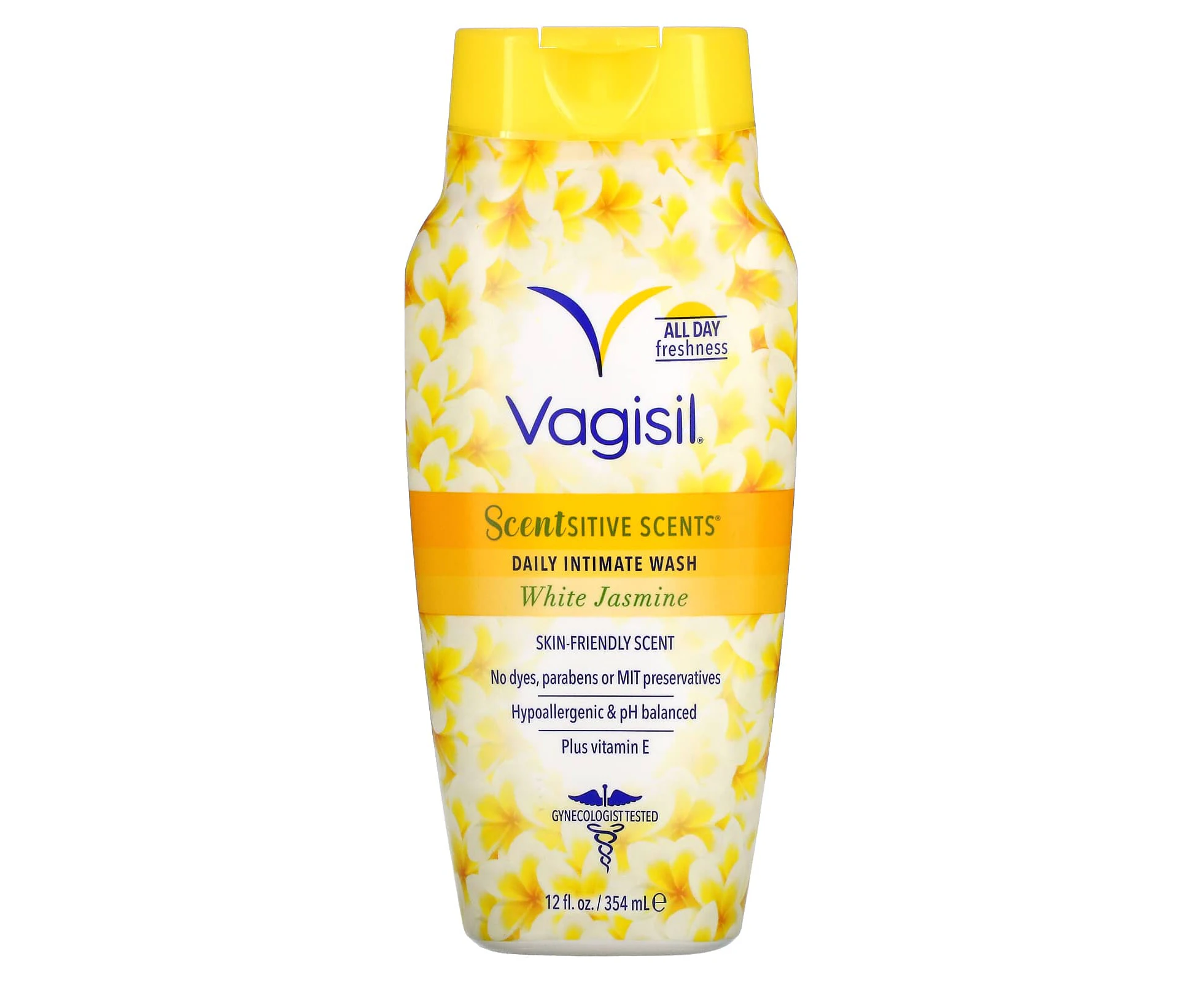 Vagisil, Scentsitive Scents, Daily Intimate Wash, White Jasmine, 12 fl oz (354 ml)