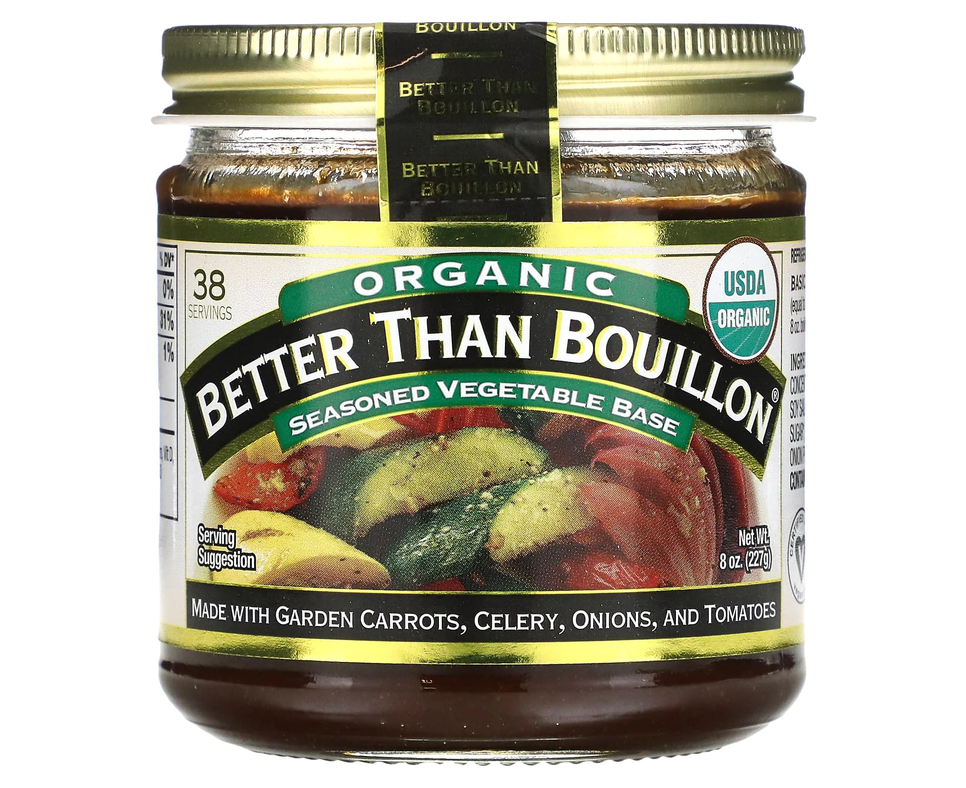 Better Than Bouillon, Organic Seasoned Vegetable Base, 8 oz (227 g)