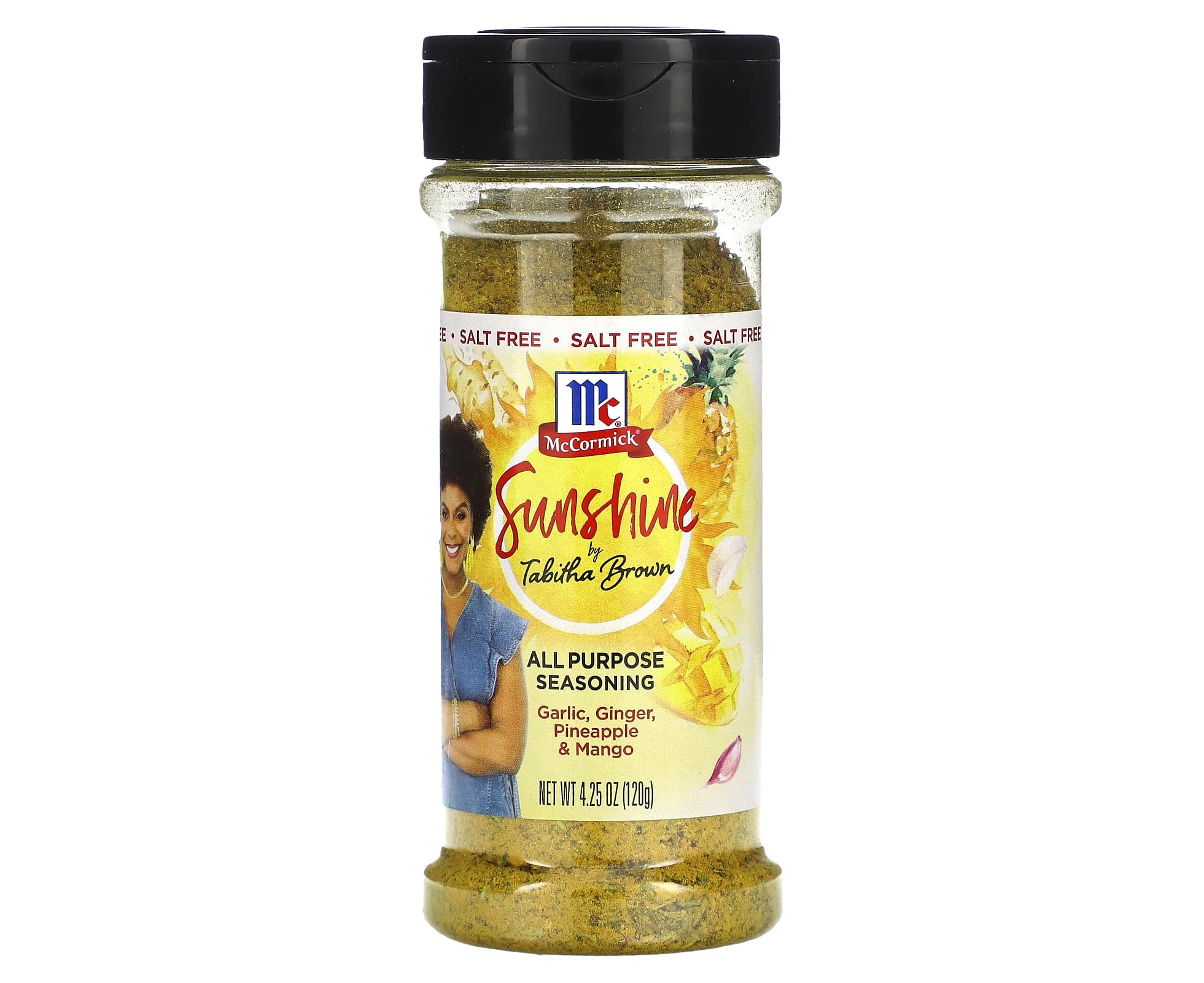 McCormick, All Purpose Seasoning, Sunshine by Tabitha Brown, Salt Free, 4.25 oz (120 g)