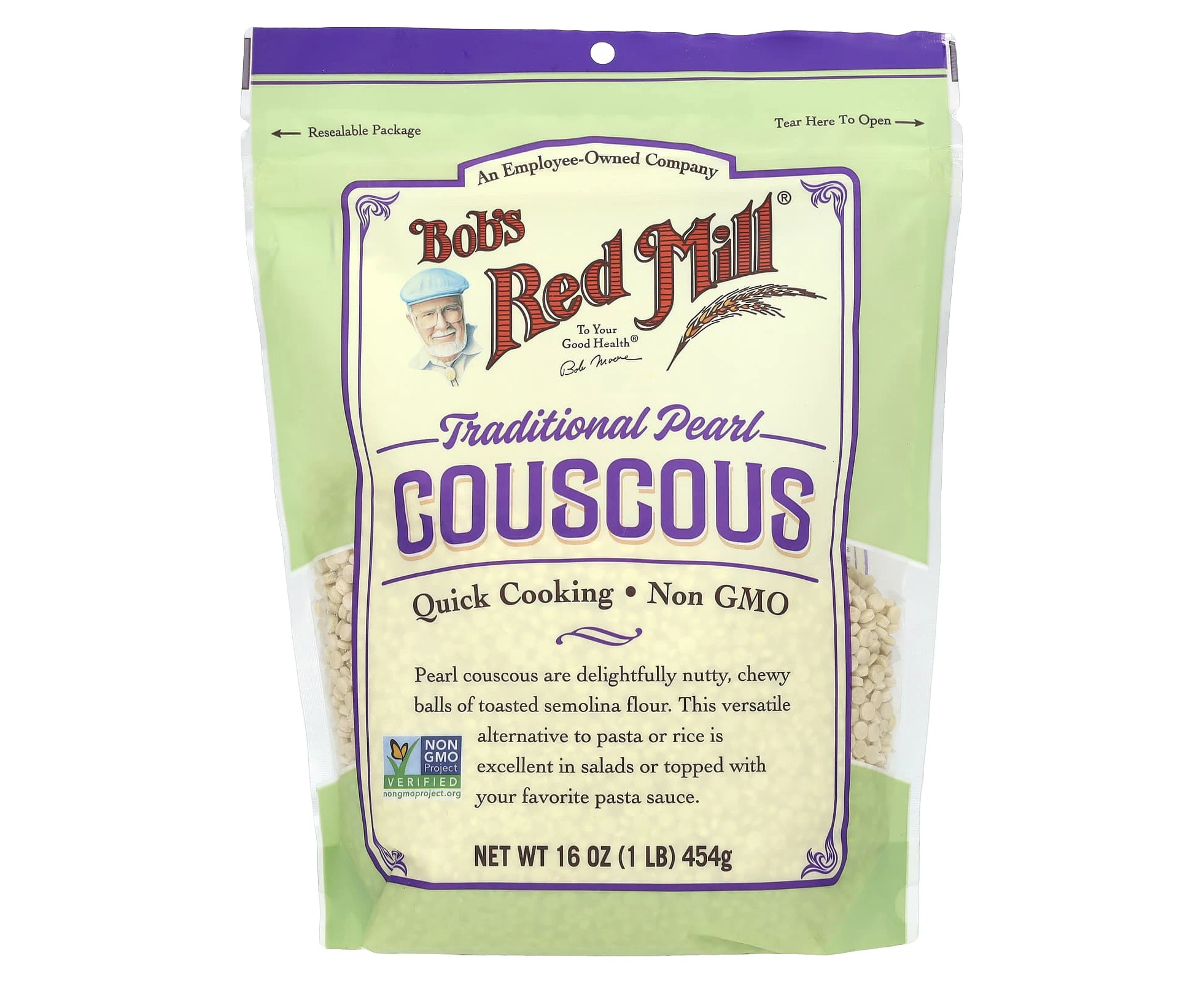 Bob's Red Mill, Traditional Pearl Couscous, 16 oz (454 g)