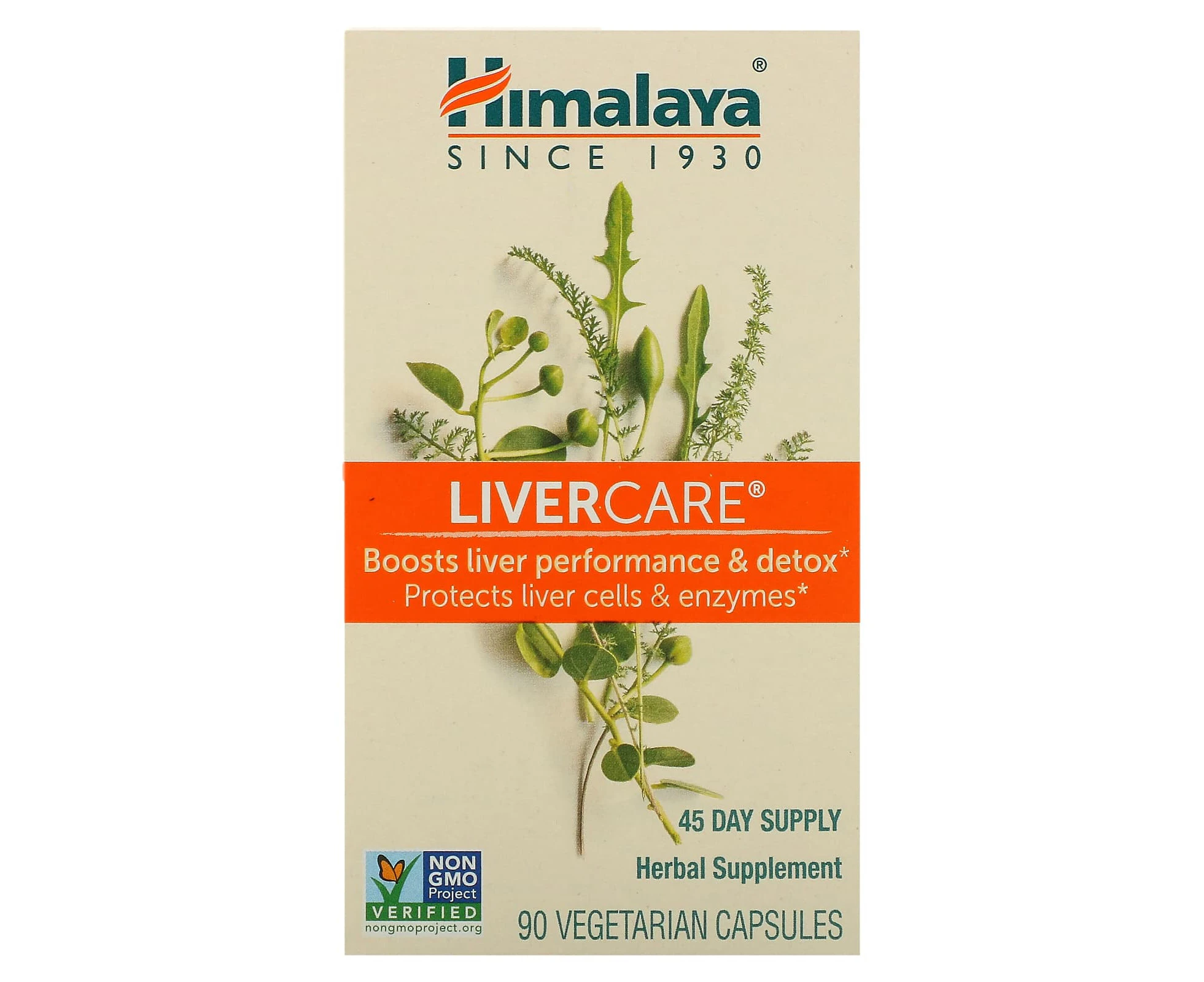 Himalaya, LiverCare, 90 Vegetarian Capsules