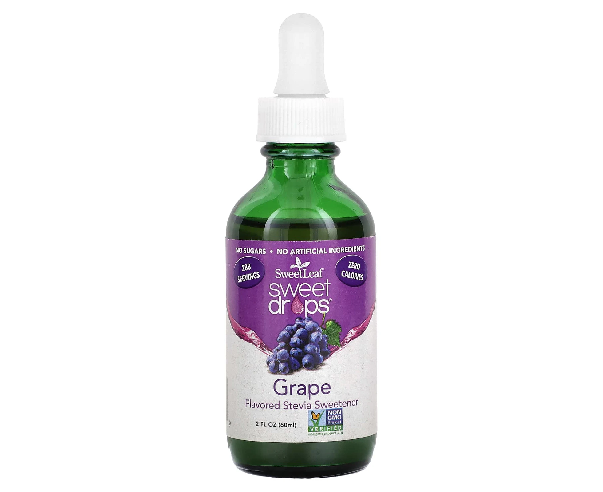 Wisdom Natural, SweetLeaf, Sweet Drops, Grape, 2 fl oz (60 ml)