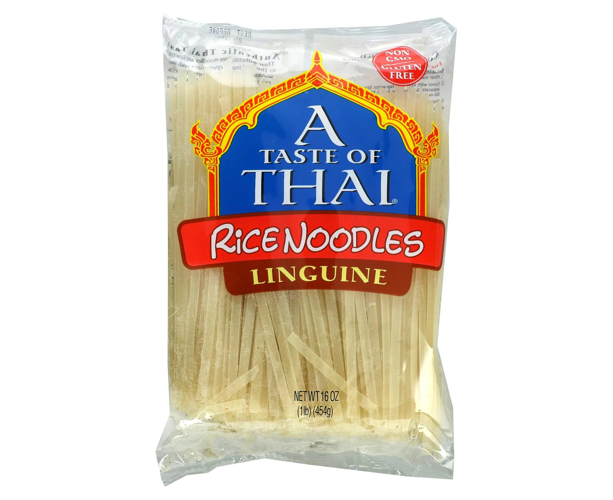 A Taste Of Thai, Rice Noodles, Linguine, 16 oz (454 g)