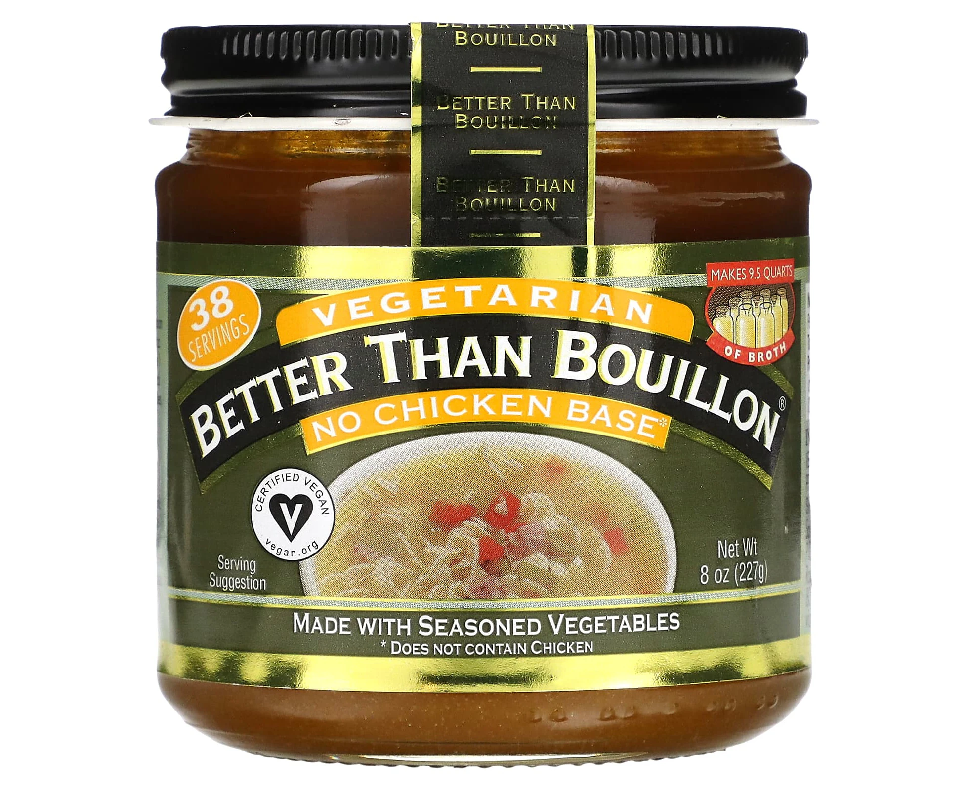 Better Than Bouillon, Vegetarian No Chicken Base, 8 oz (227 g)