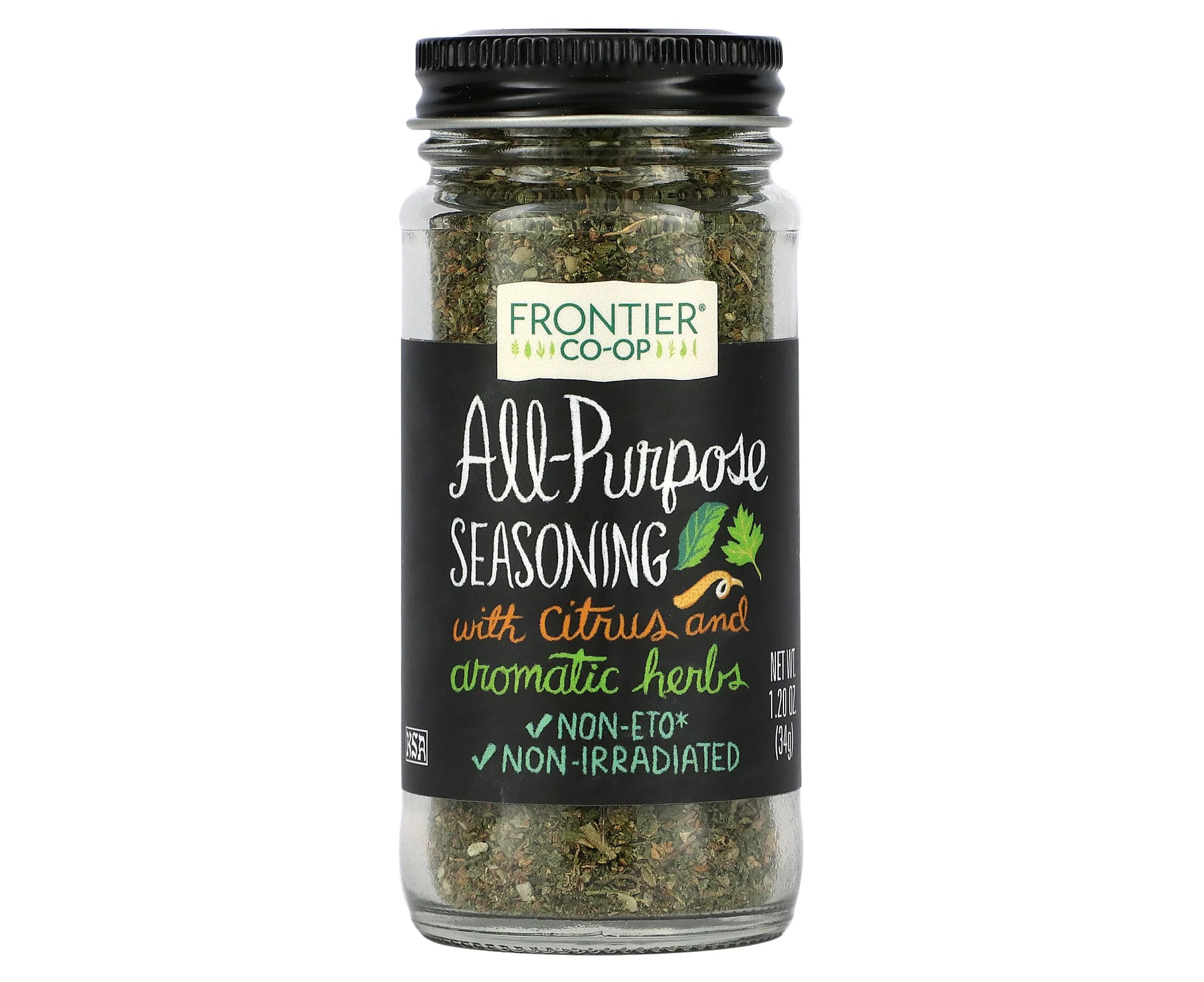 Frontier Co-op, All-Purpose Seasoning with Citrus and Aromatic Herbs, 1.2 oz (34 g)