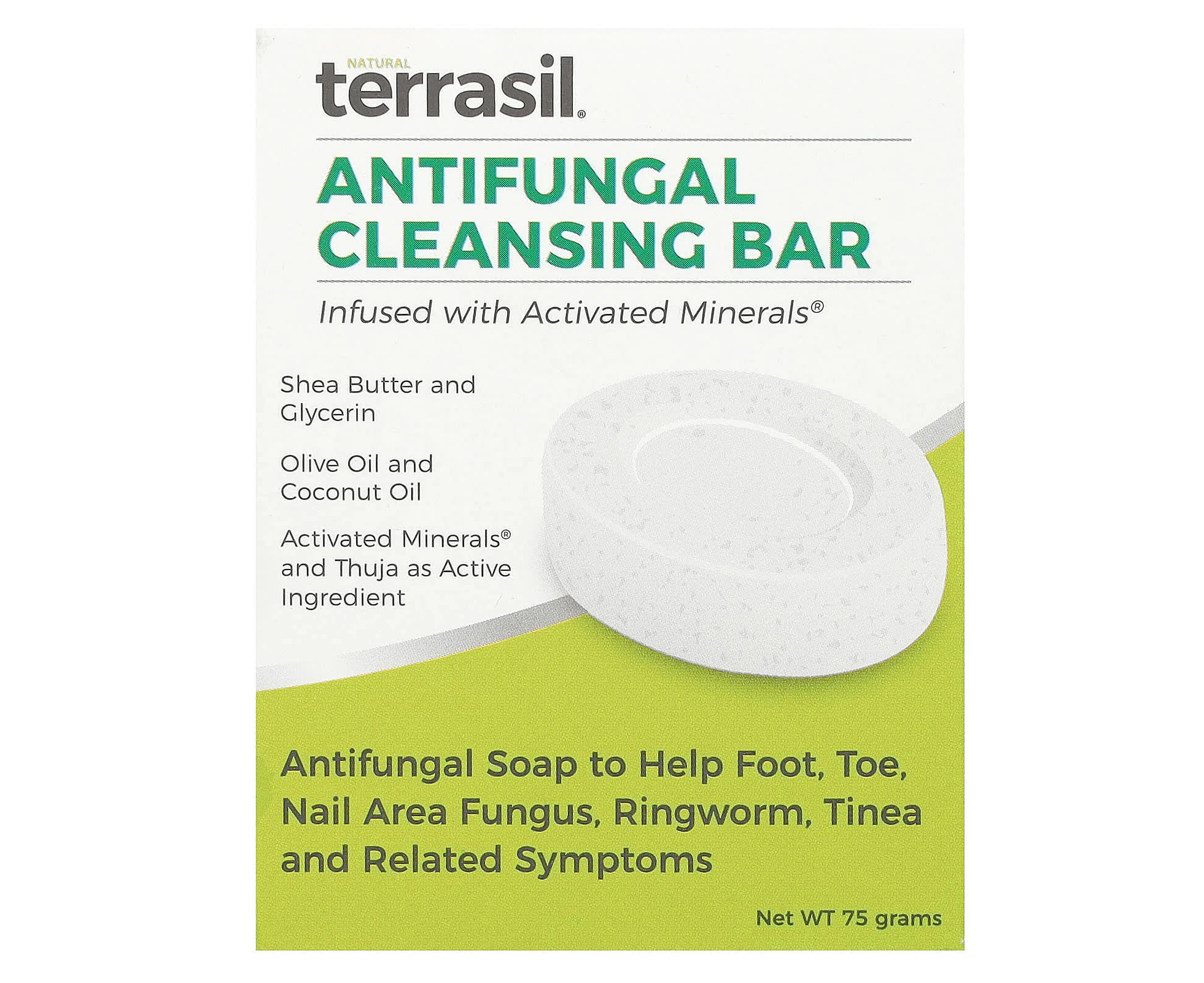 Terrasil, AntiFungal Cleansing Bar, 75 g