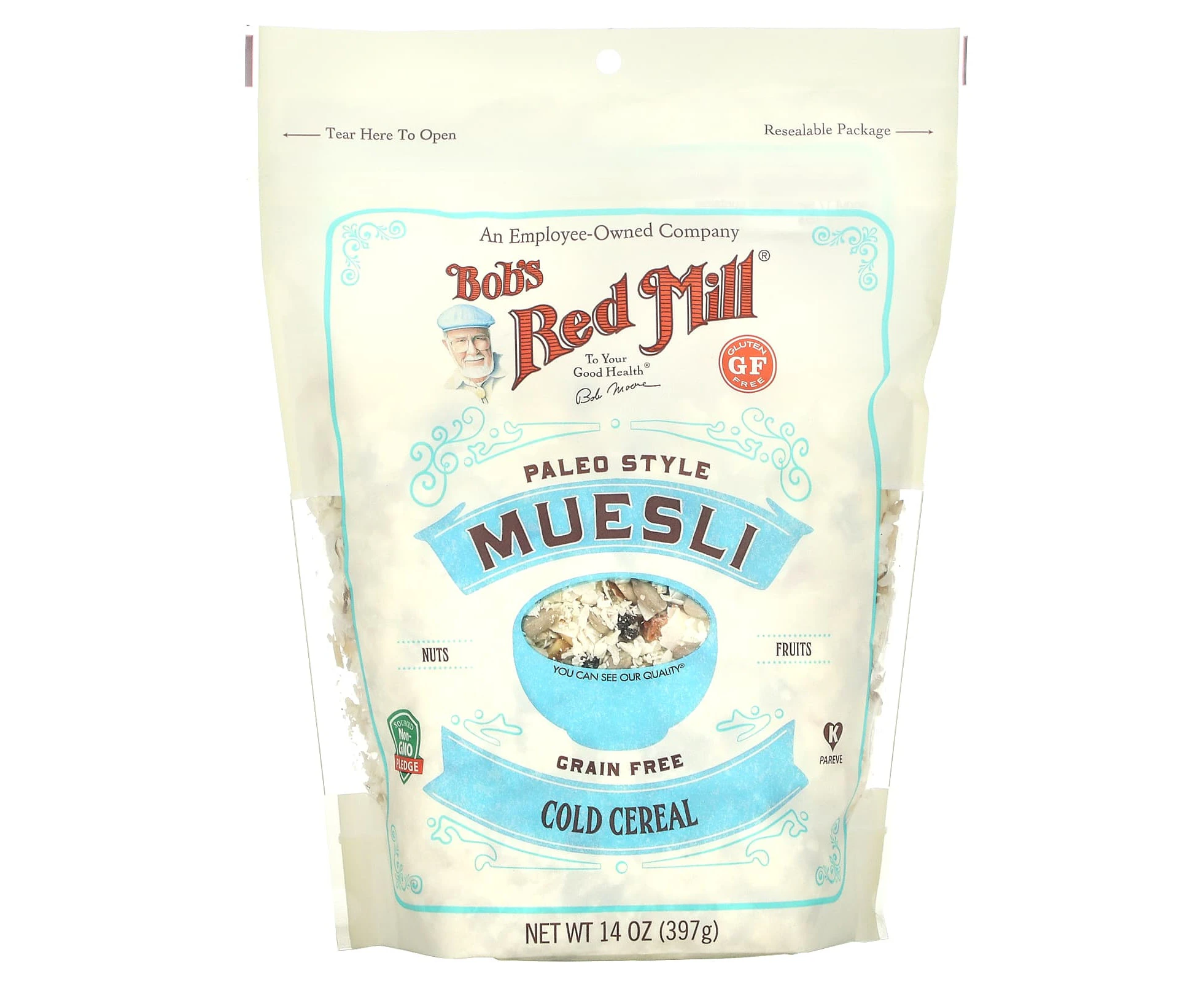 Bob's Red Mill, Muesli, Paleo Style, Gluten Free, 14 oz (397 g)