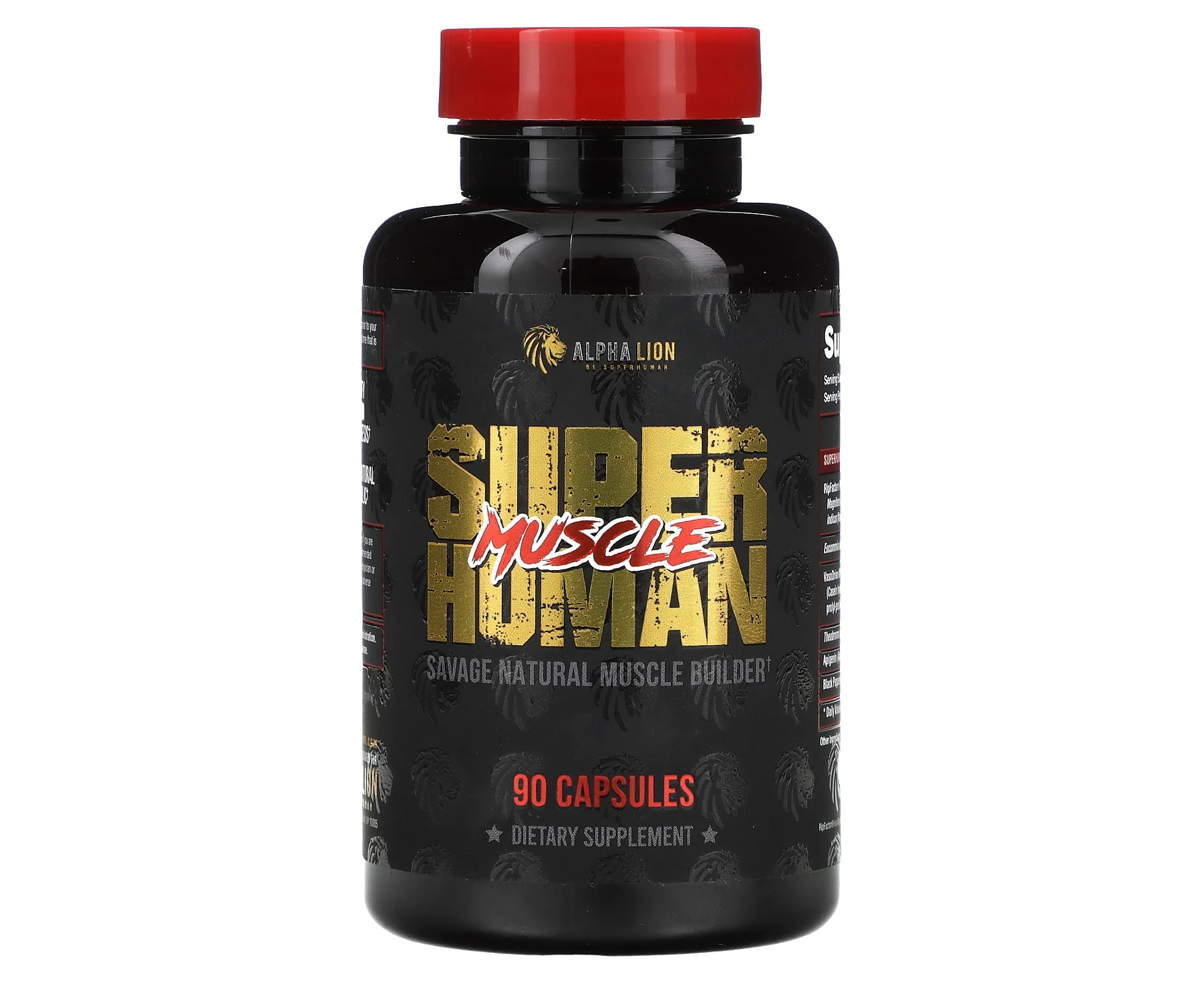 ALPHA LION, SuperHuman Muscle, 90 Capsules